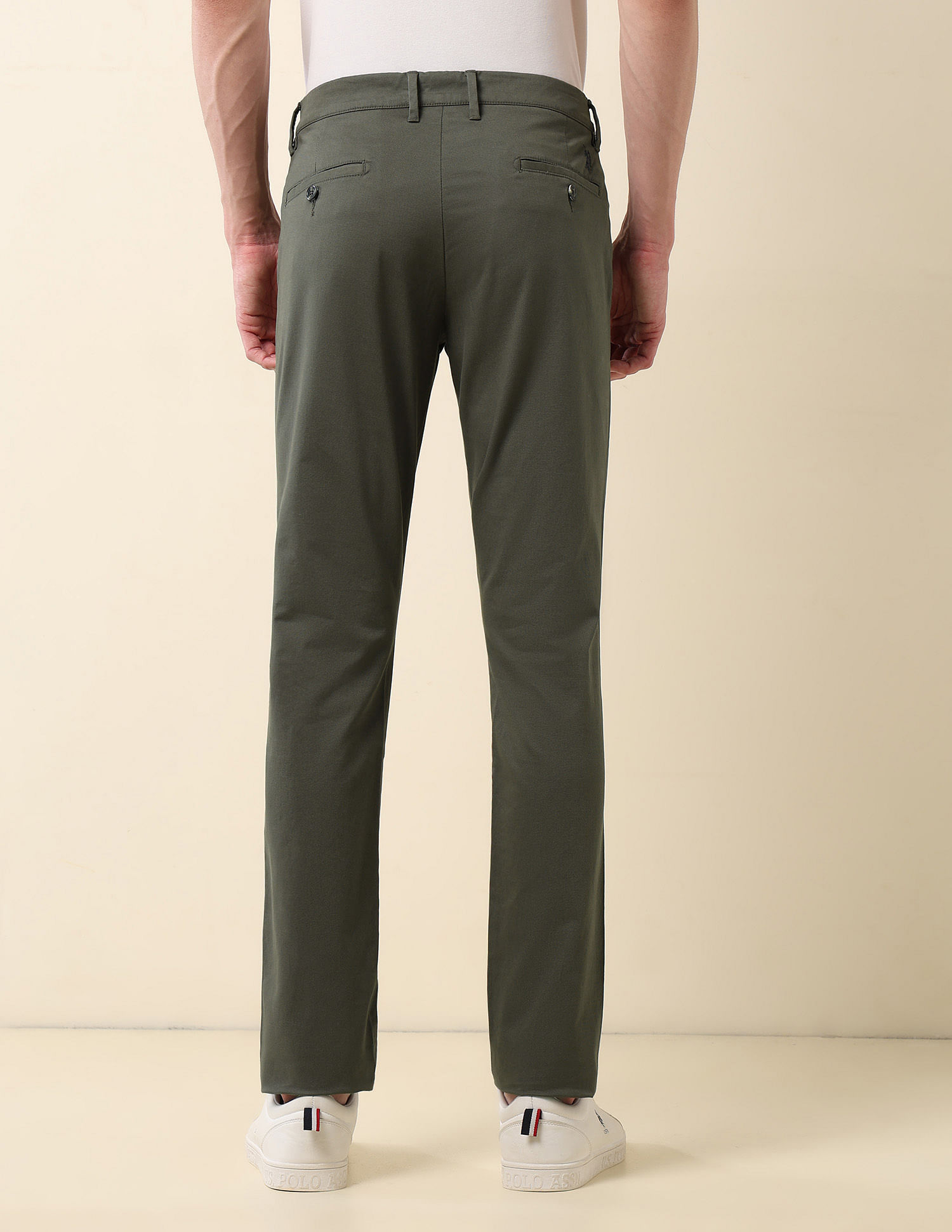 U.S. Polo Assn. Denver Slim Fit Dobby Weave Trousers