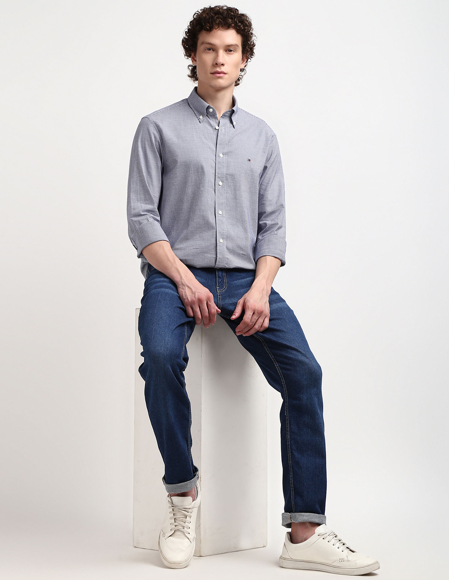 Tommy Hilfiger Oxford Gingham Check Shirt