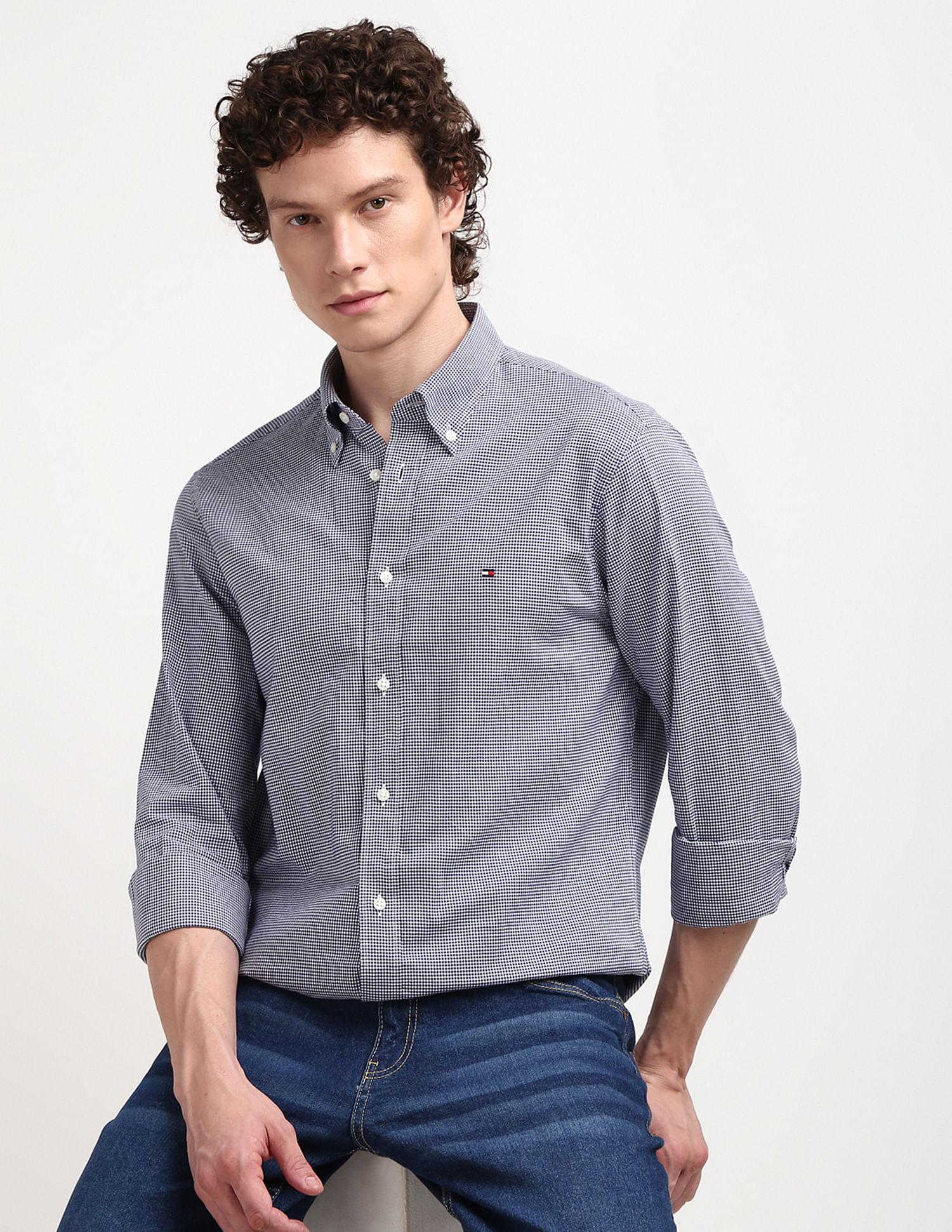 Tommy Hilfiger Oxford Gingham Check Shirt