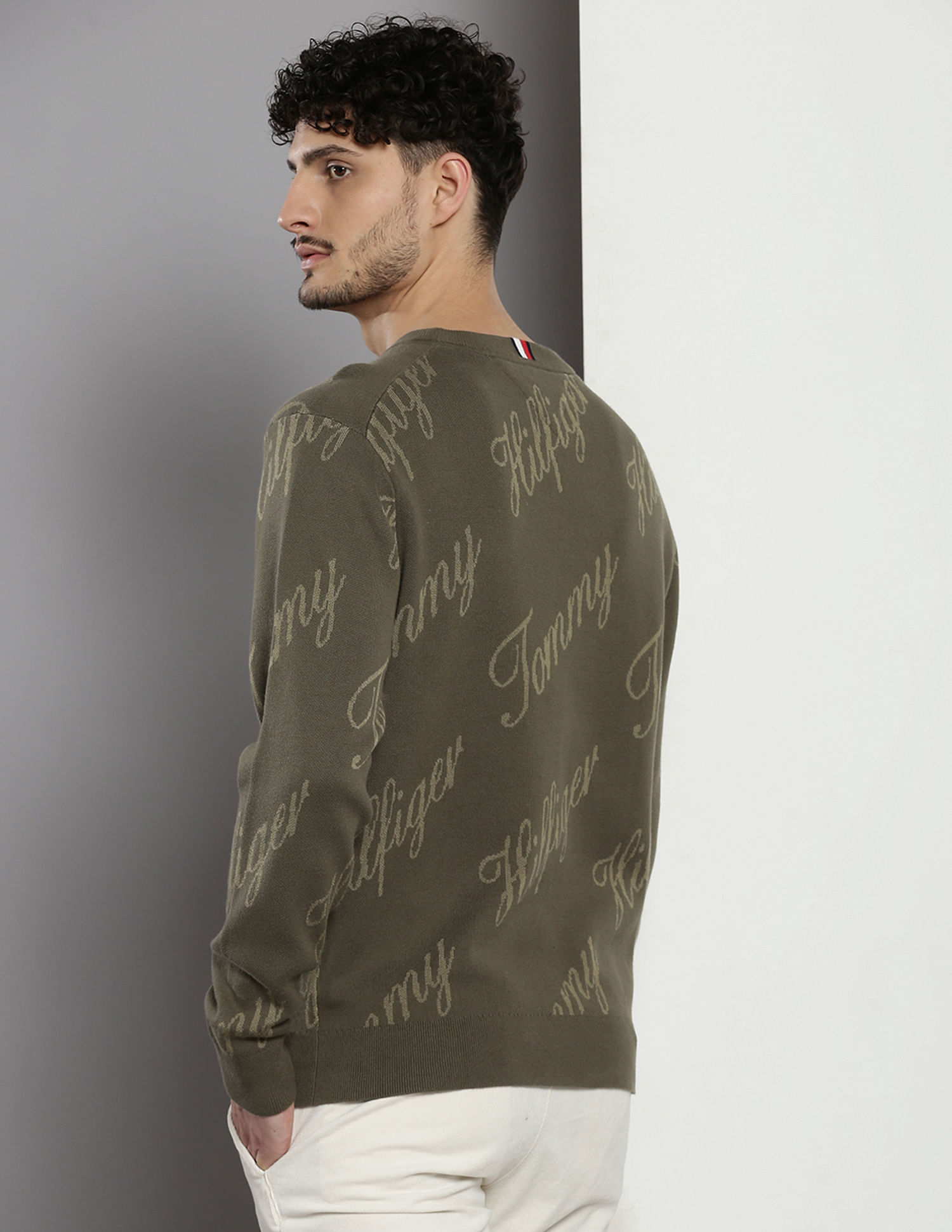Tommy Hilfiger Crew Neck Typographic Sweater