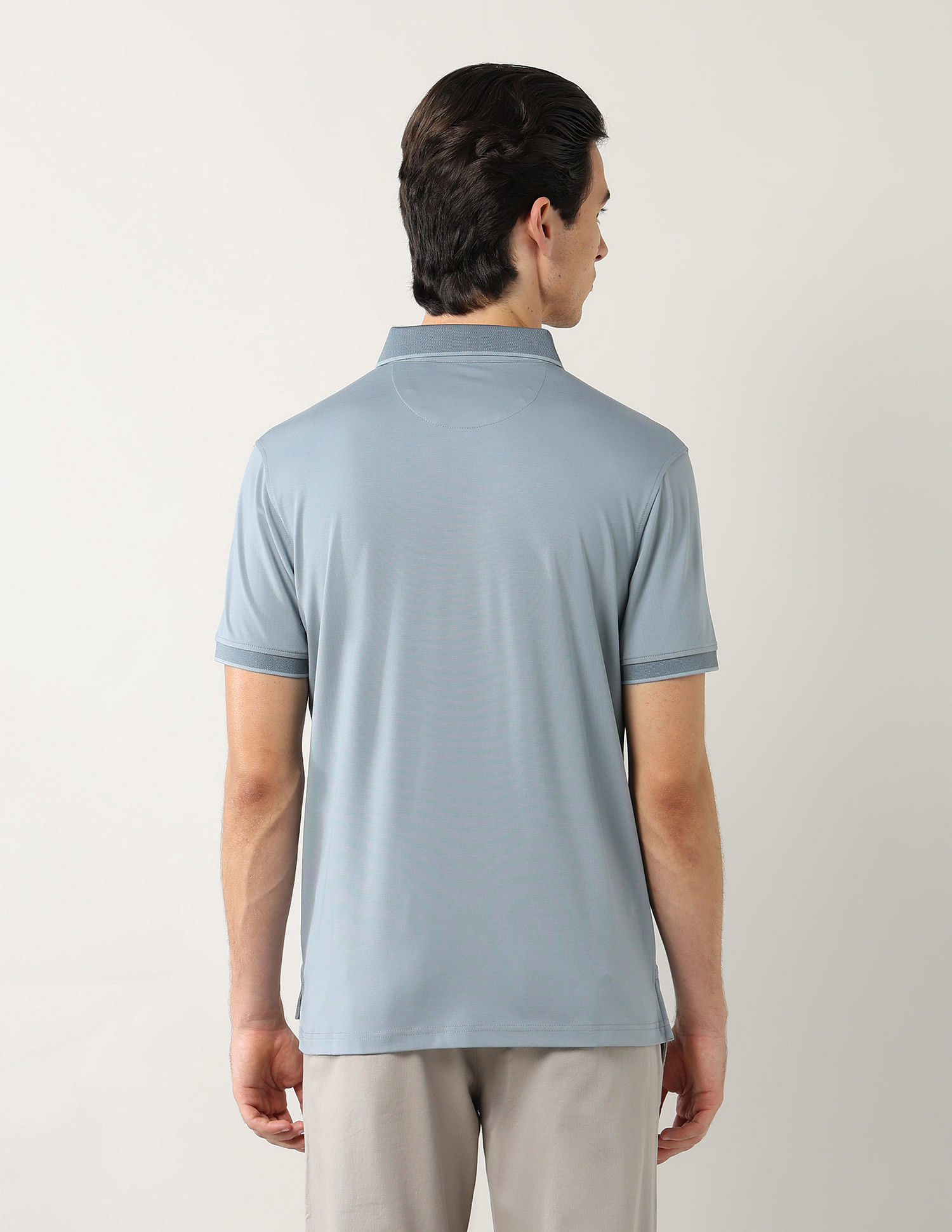 Arrow Solid Regular Fit Polo Shirt