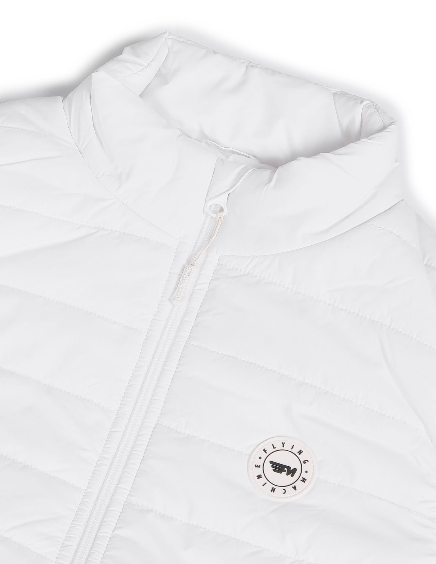 Flying Machine Sleeveless Solid Jacket