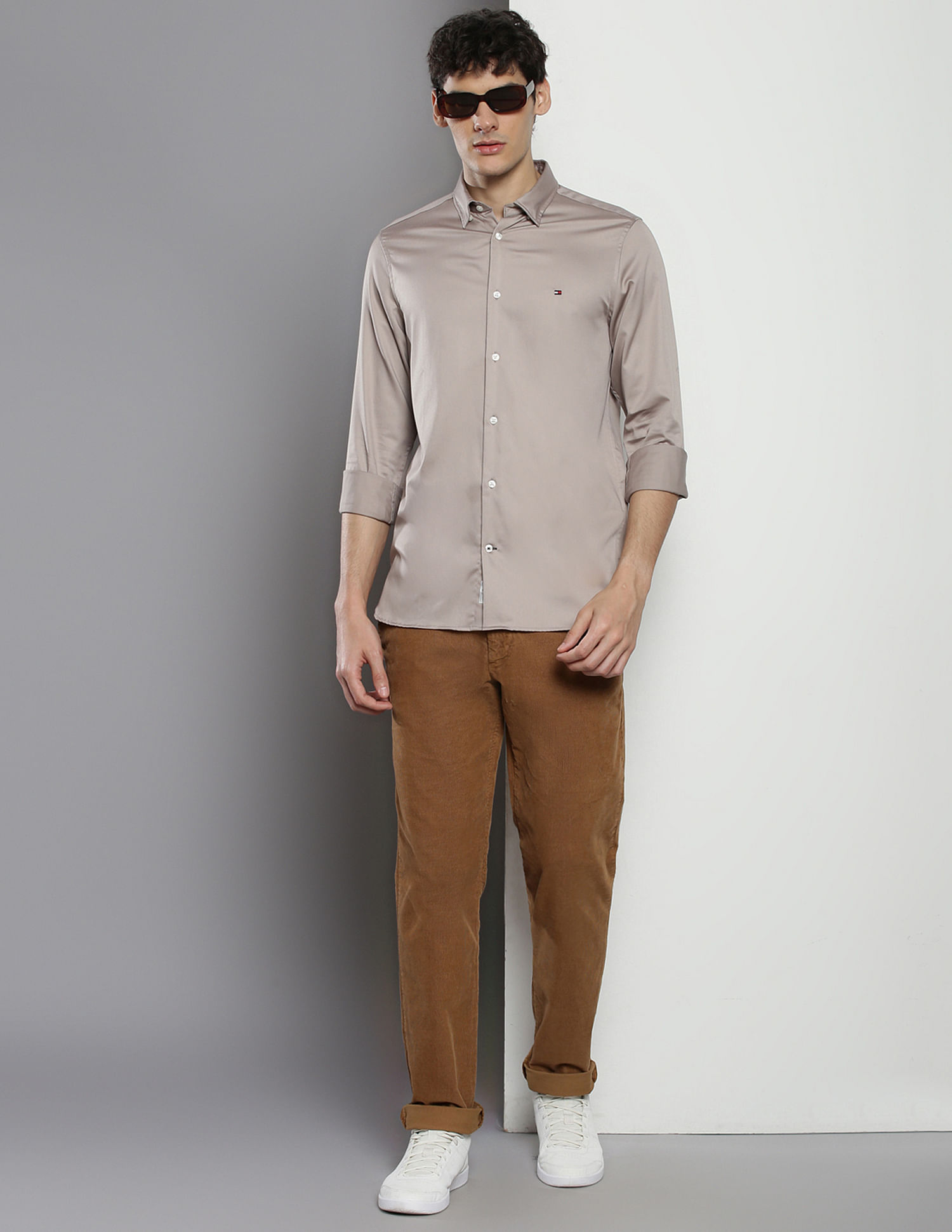 Tommy Hilfiger Sateen Slim Fit Shirt