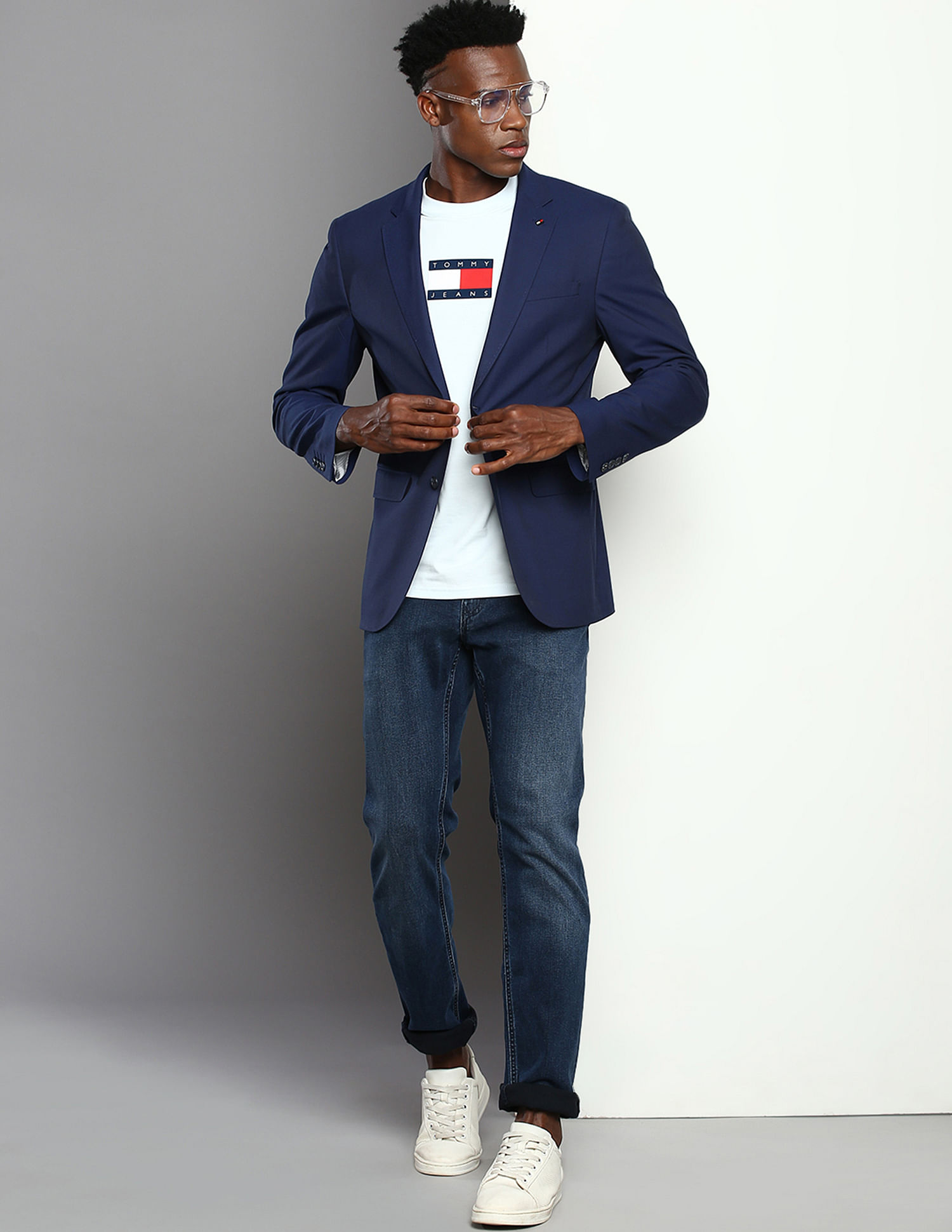 Tommy Hilfiger Yarn Dyed Dobby Blazer