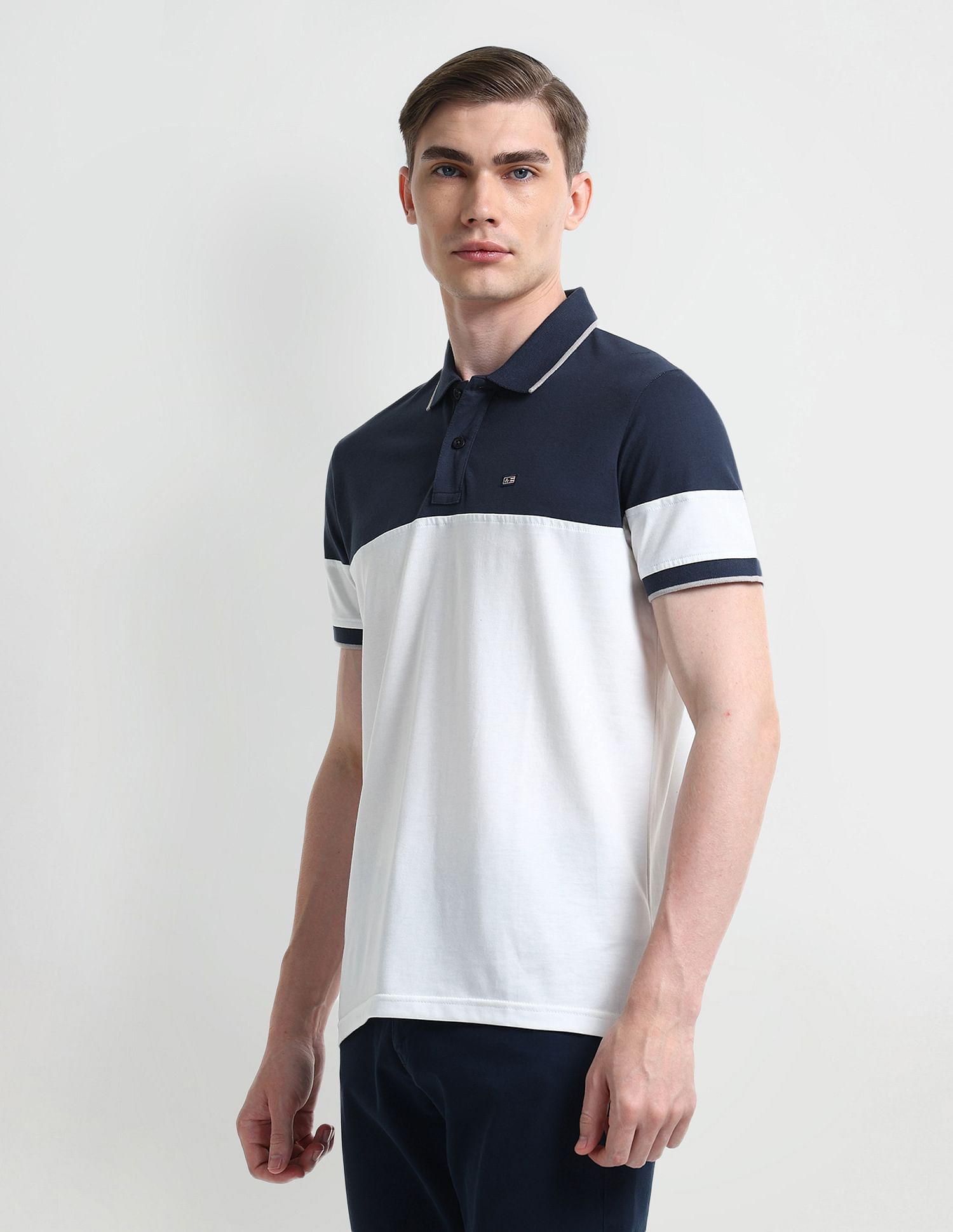 Arrow Sport Color Block Regular Polo Shirt