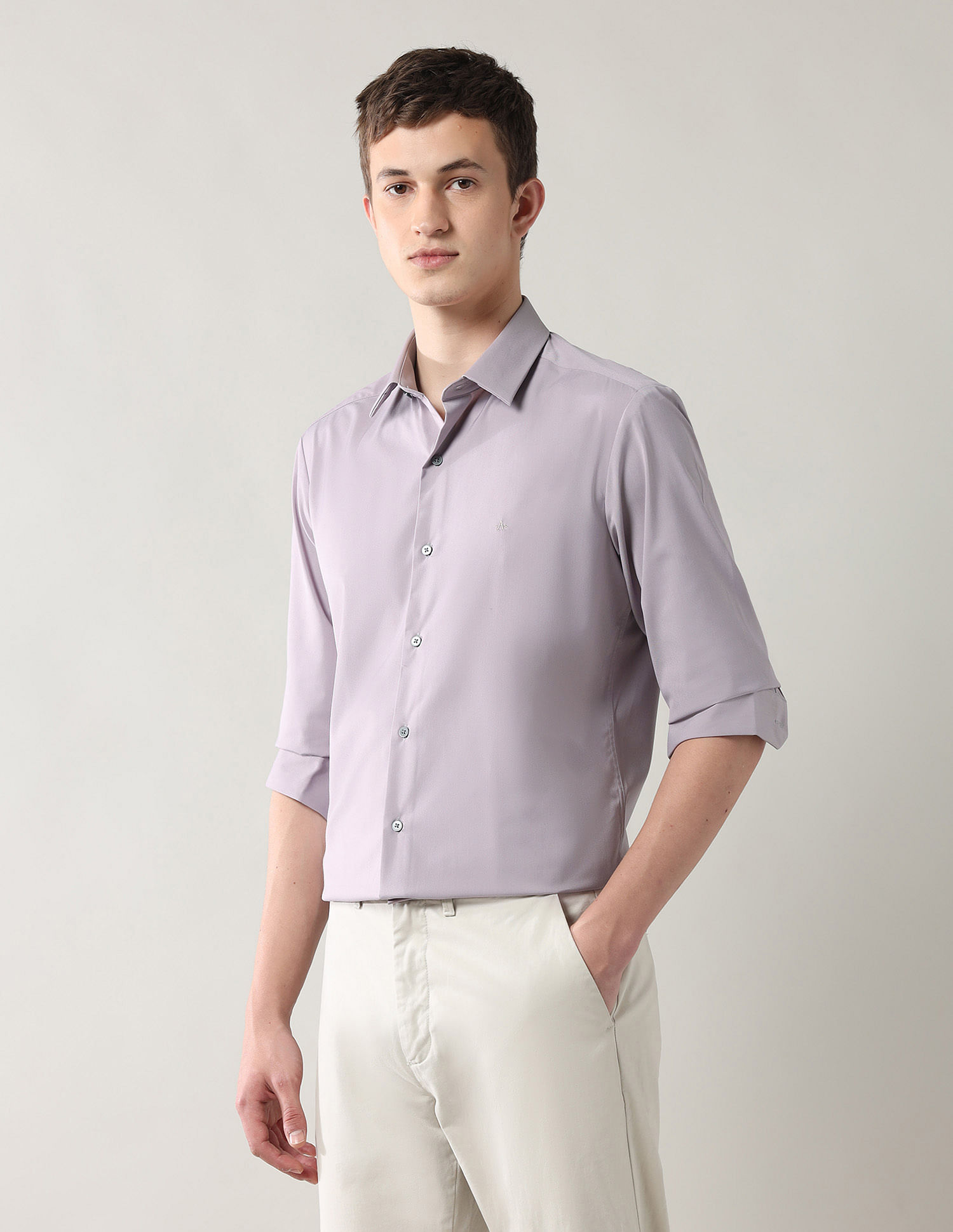 Arrow Newyork Brooklyn Ultra Slim Fit Twill Shirt