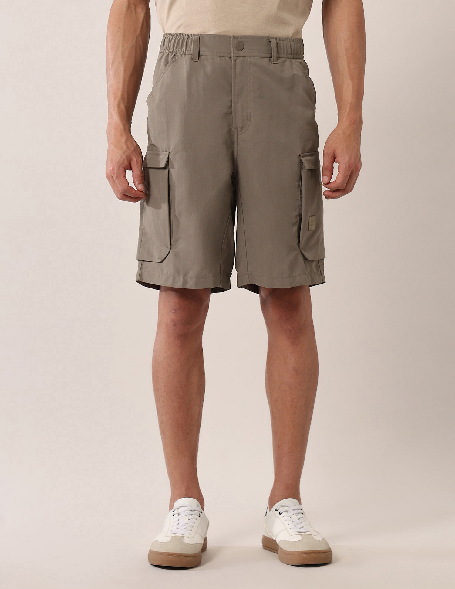 U.S. Polo Assn. Denim Co. Solid Regular Fit Cargo Shorts