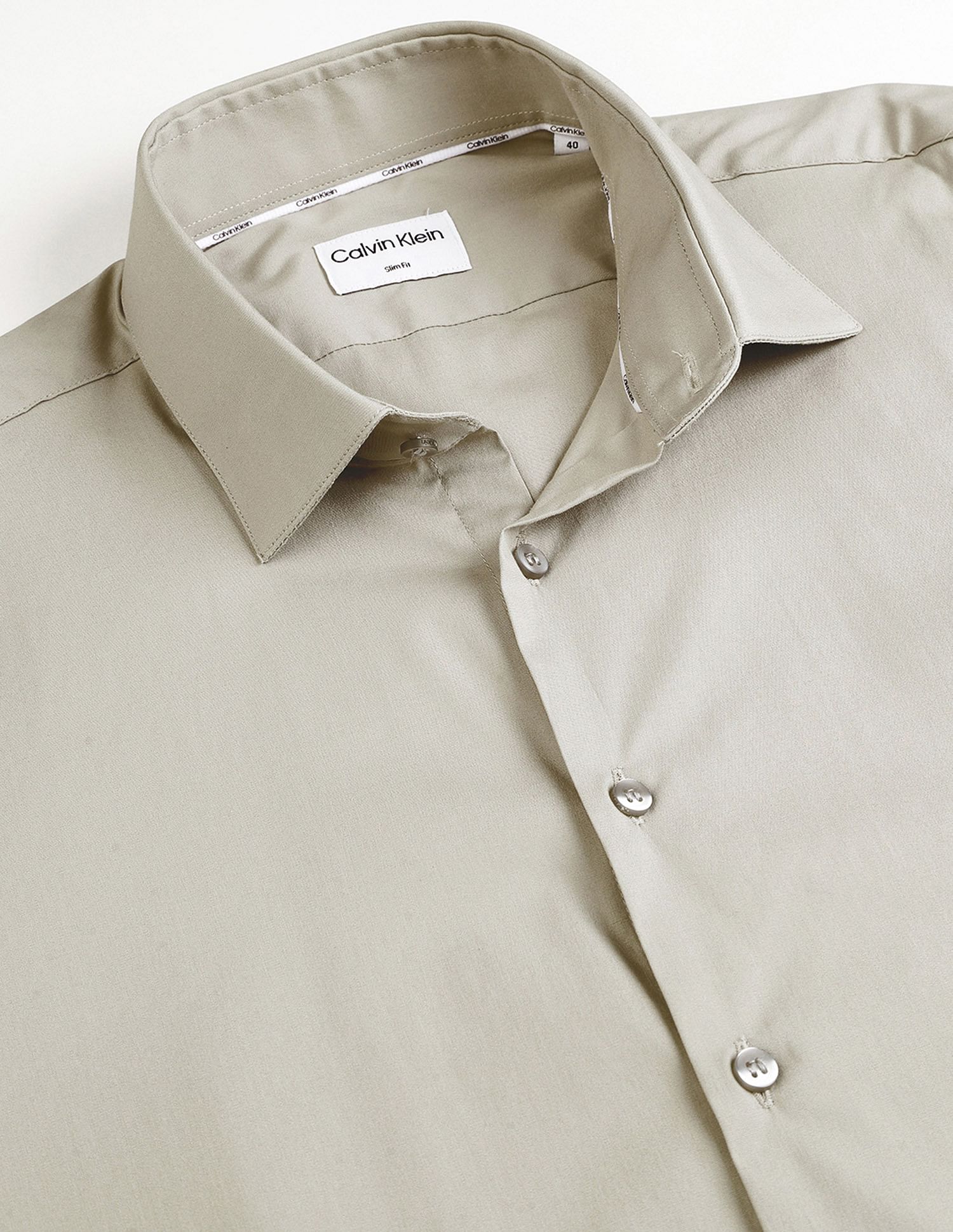 Calvin Klein Jeans Poplin Stretch Slim Shirt