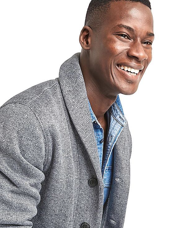 Gap mens deals shawl collar cardigan