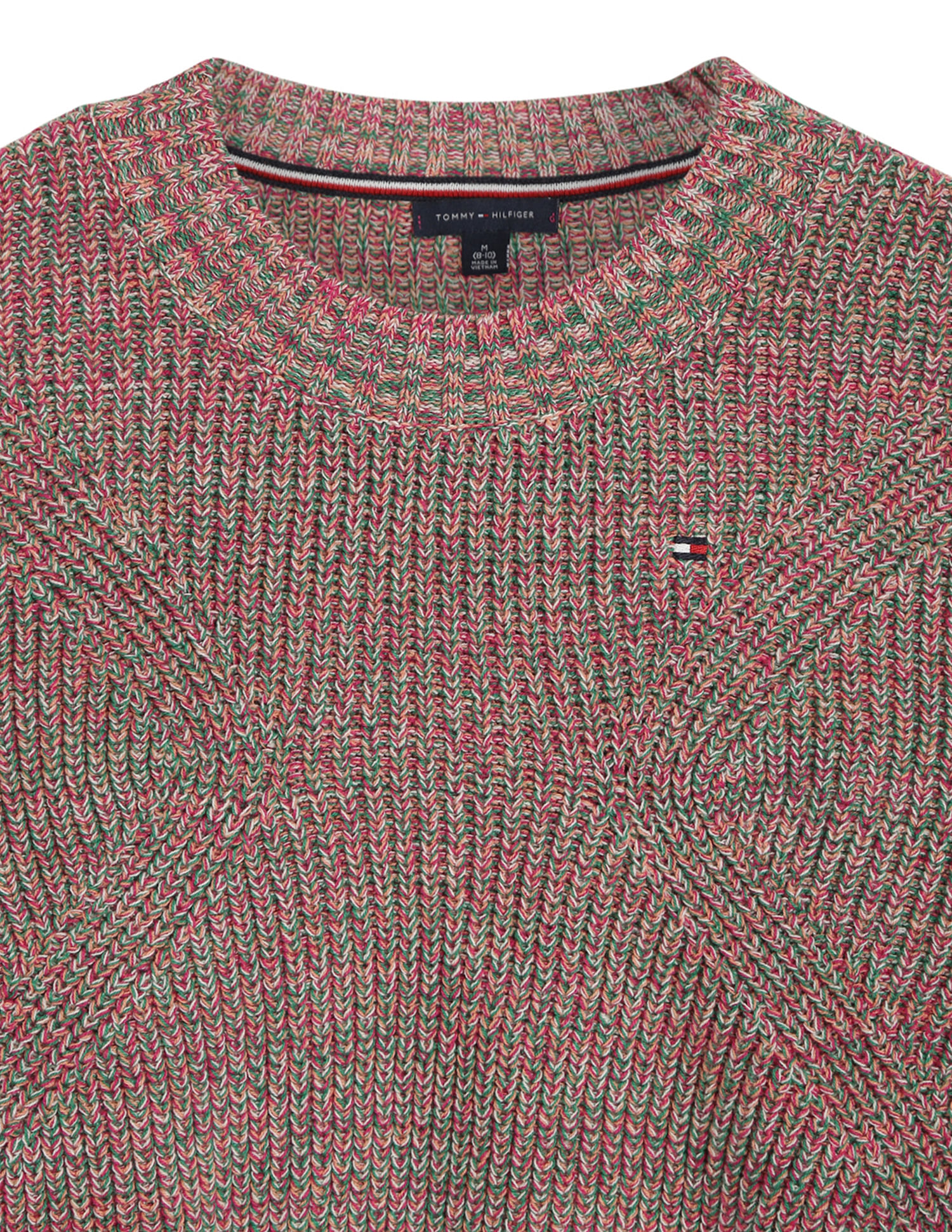 Tommy Hilfiger Kids Girls Patterned Knit Sweater
