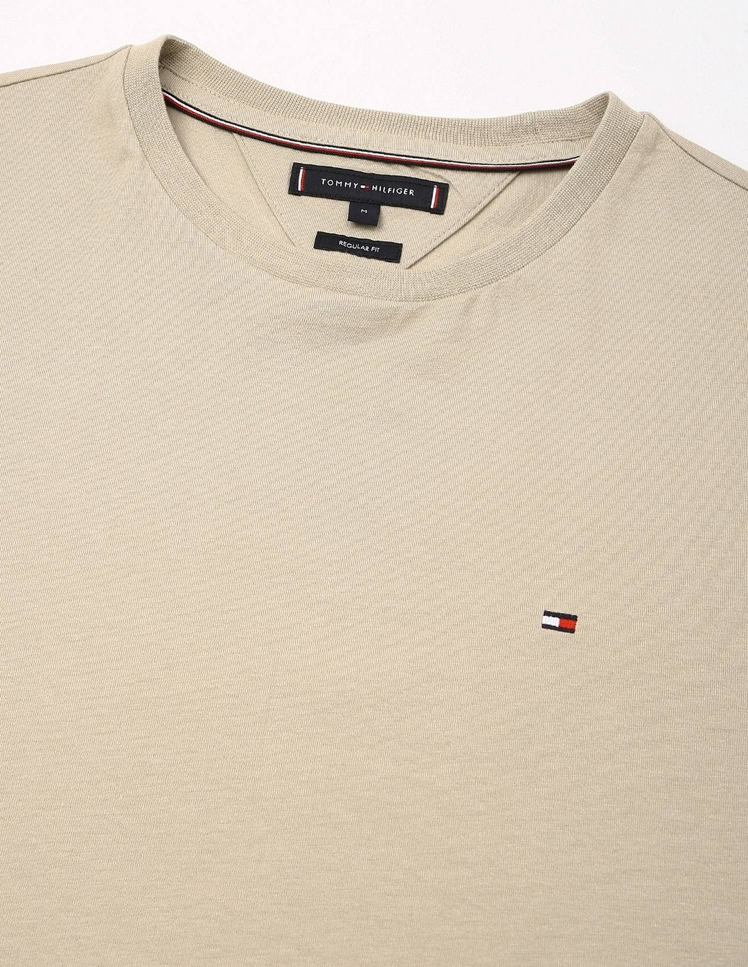 Tommy Hilfiger Solid Regular-Fit Cotton T-Shirt