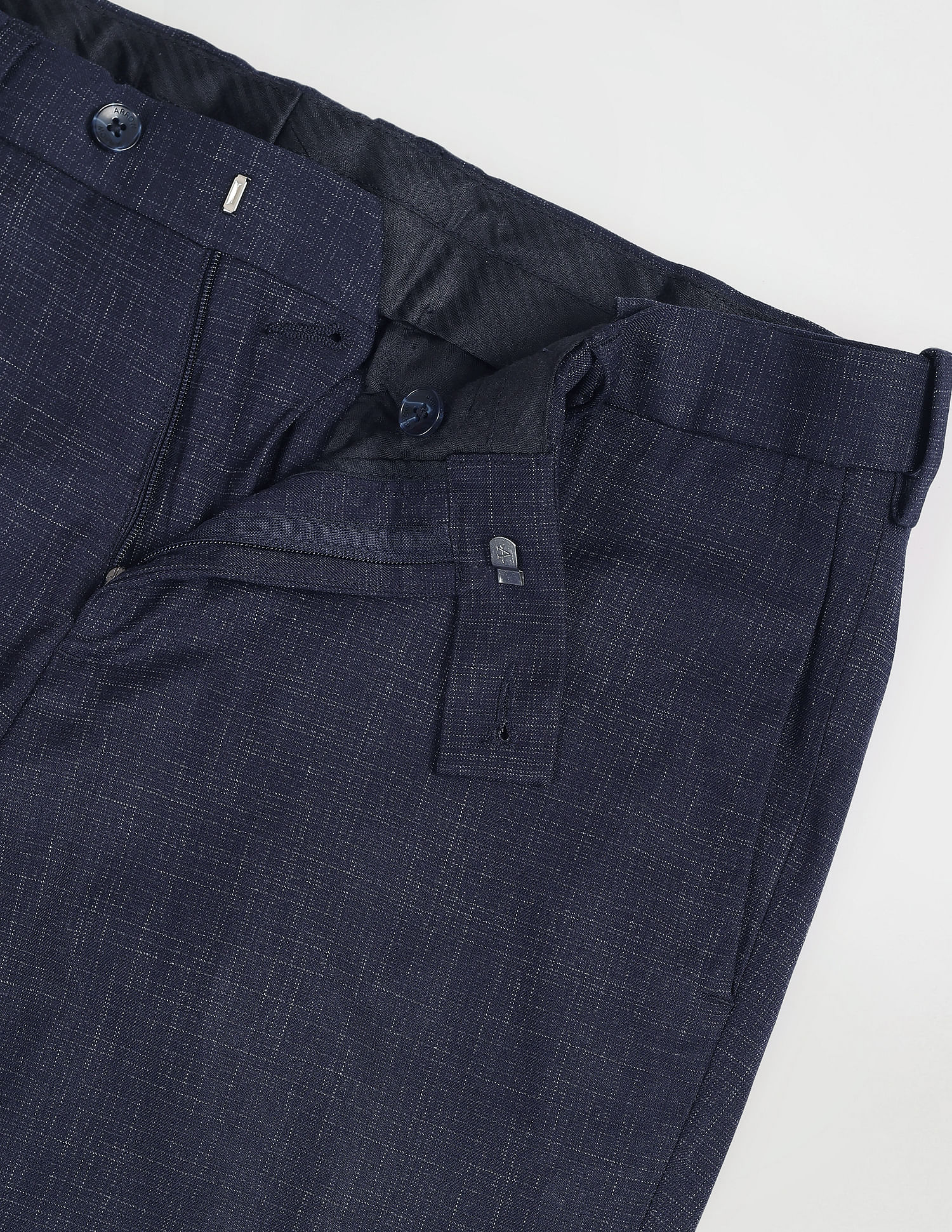 Arrow Patterned Dobby Trousers