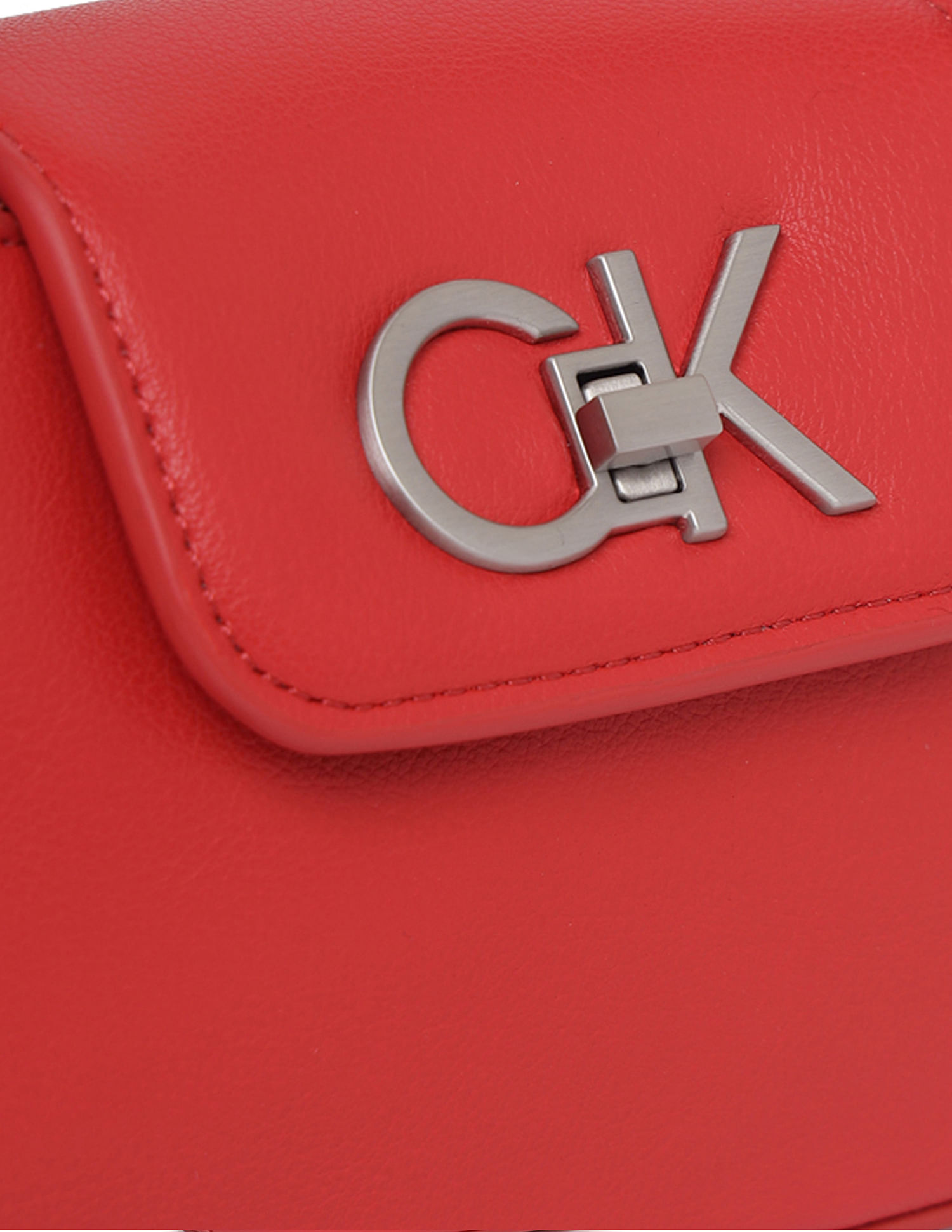 Buy Calvin Klein Women Beige Three Compartment Brand Monogram Sling Bag -  NNNOW.com