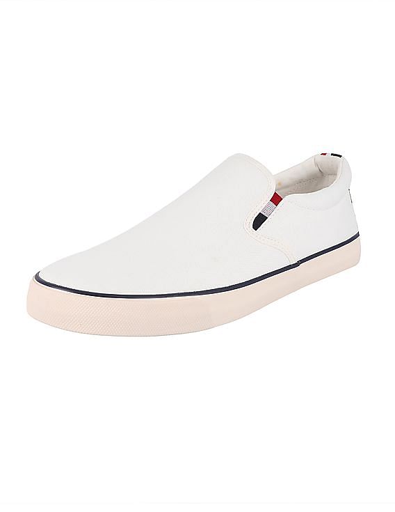 U.S. Polo Assn. Men Striped Gusset Fitz Slip On Shoes
