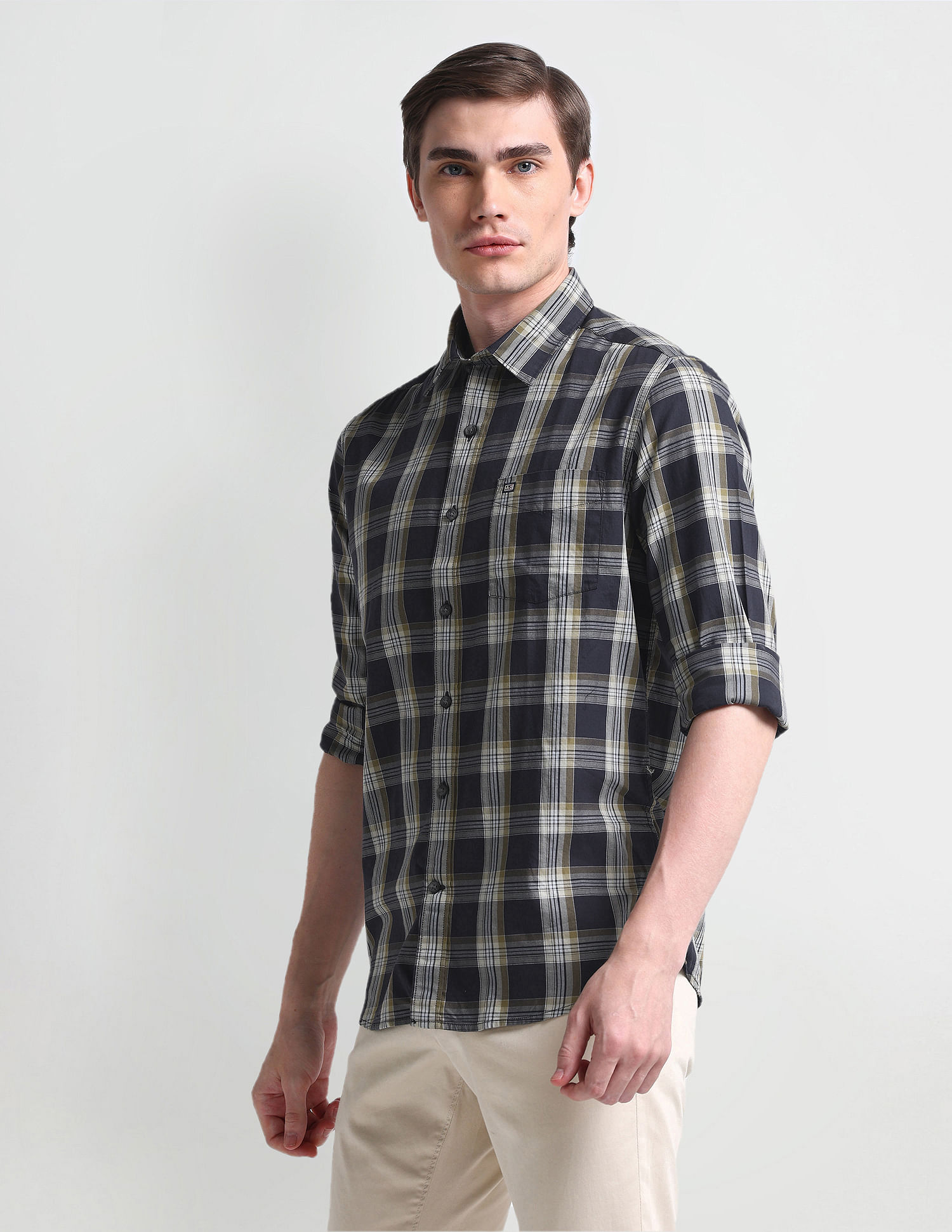 Arrow Sport Slim Fit Twill Shirt