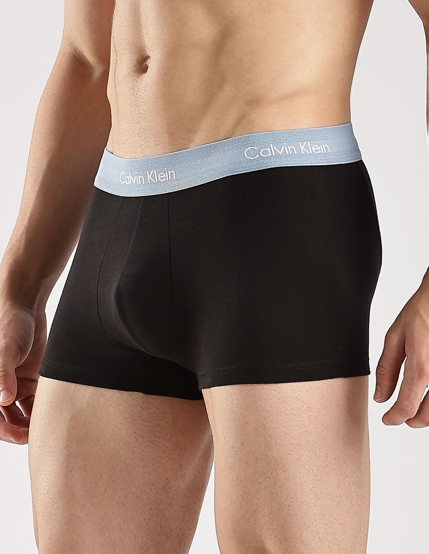 Calvin Klein Underwear Solid Multi Low Rise Trunks - Pack Of - 3
