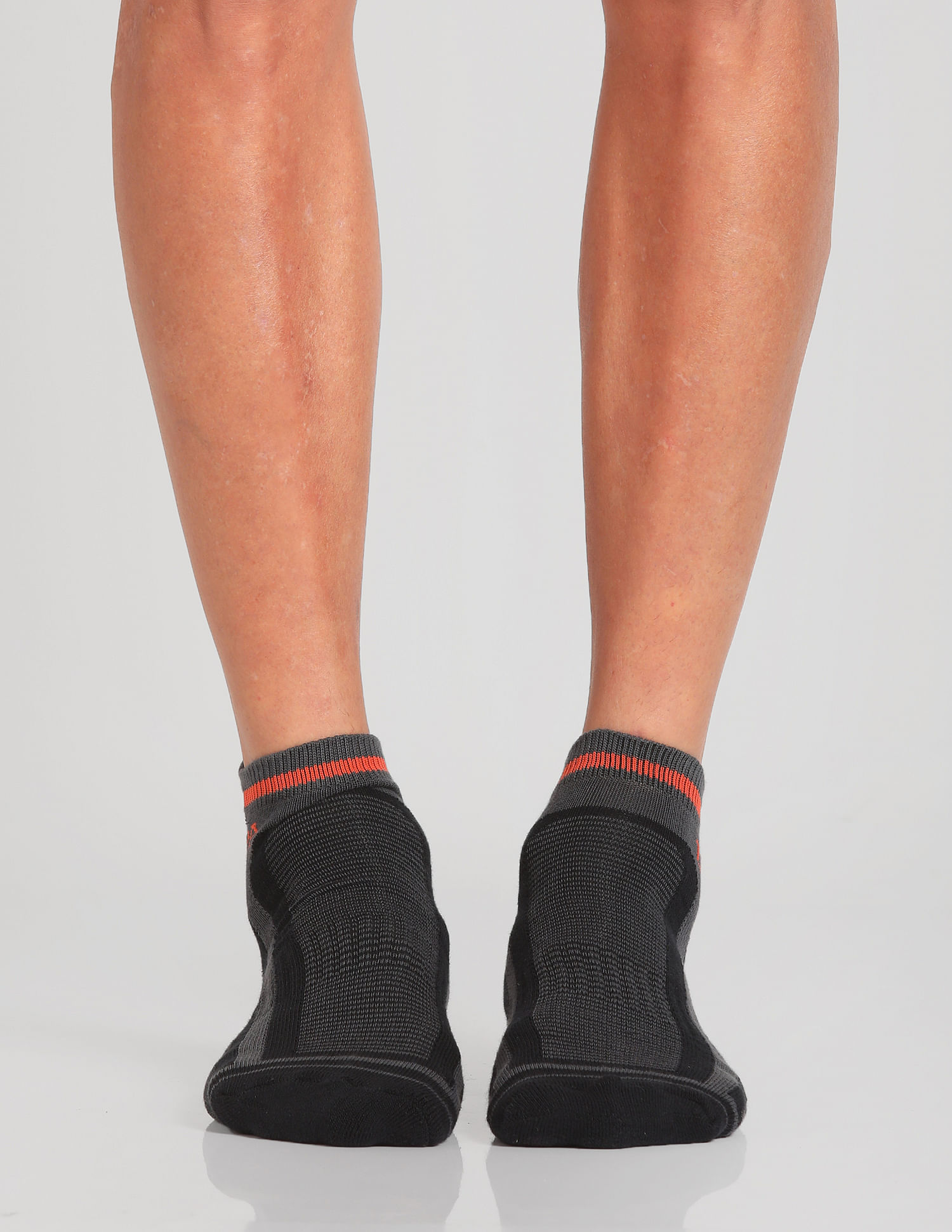 USPA Innerwear Ankle Length Striped ES006 Socks - Pack Of 3