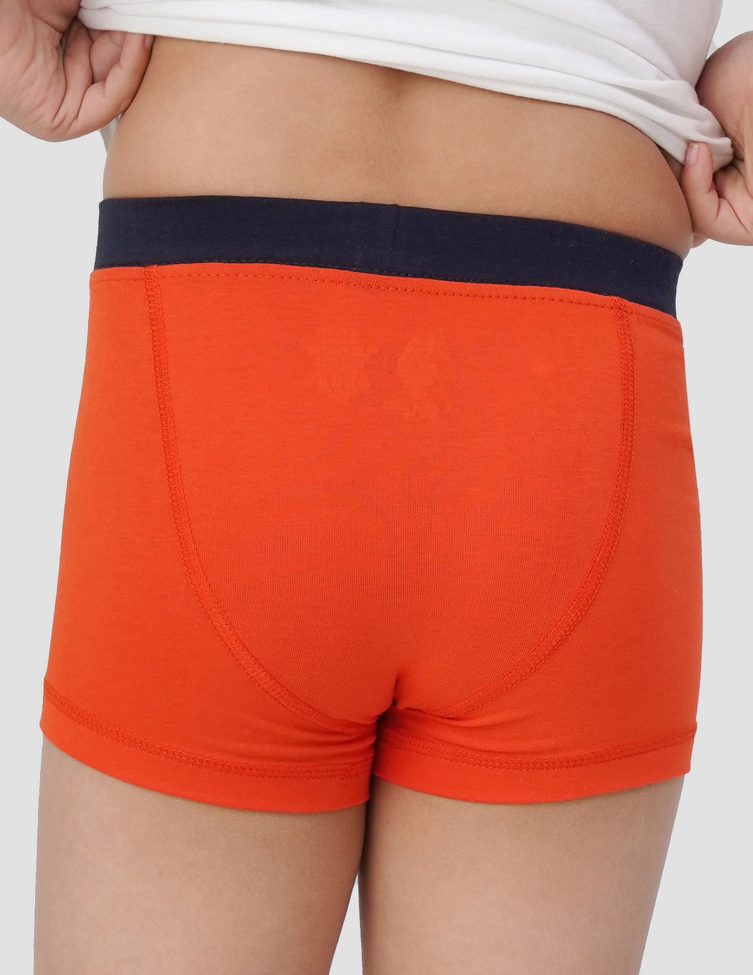 USPA Innerwear Solid Cotton Spandex IKTA Trunks - Pack Of 2