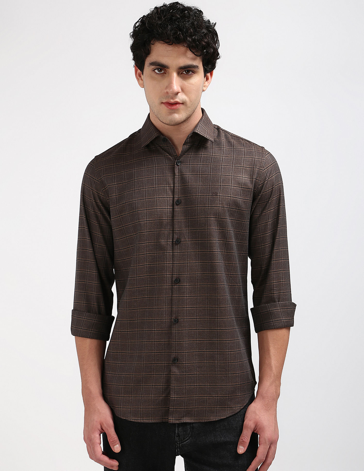 Calvin Klein Jeans Textured Checked Shirt