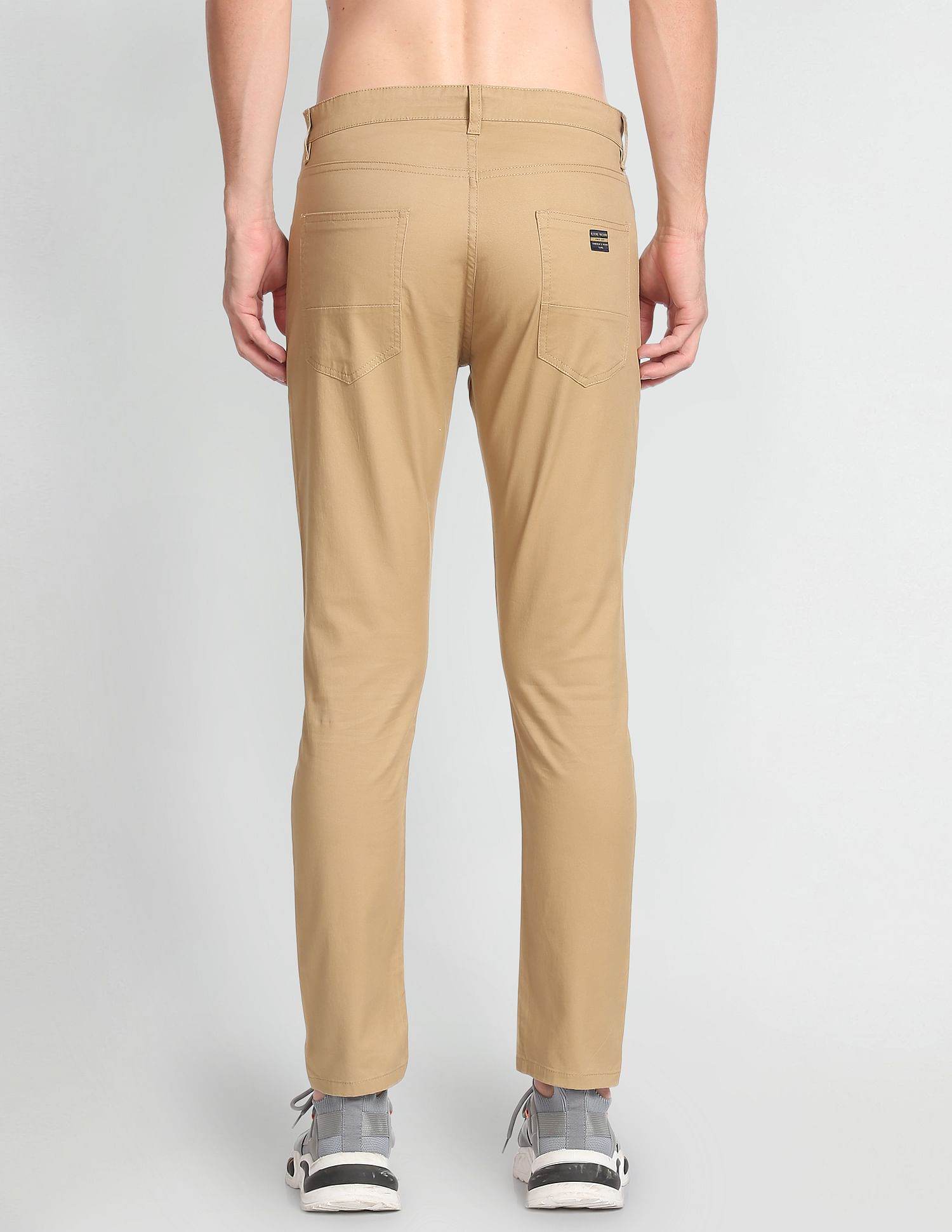Flying Machine Twill Solid Trousers