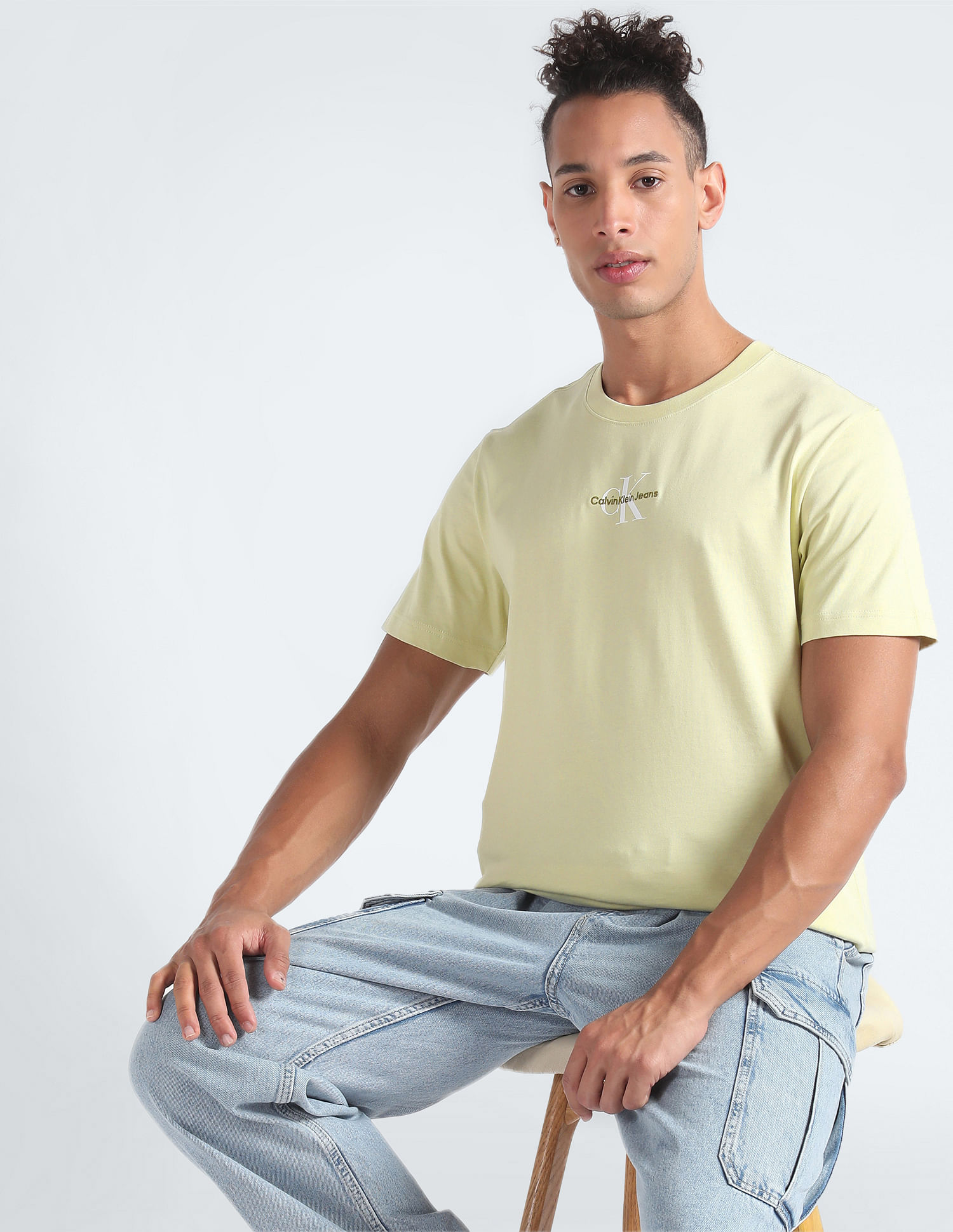 Calvin Klein Jeans Crew Neck Monologo T-Shirt