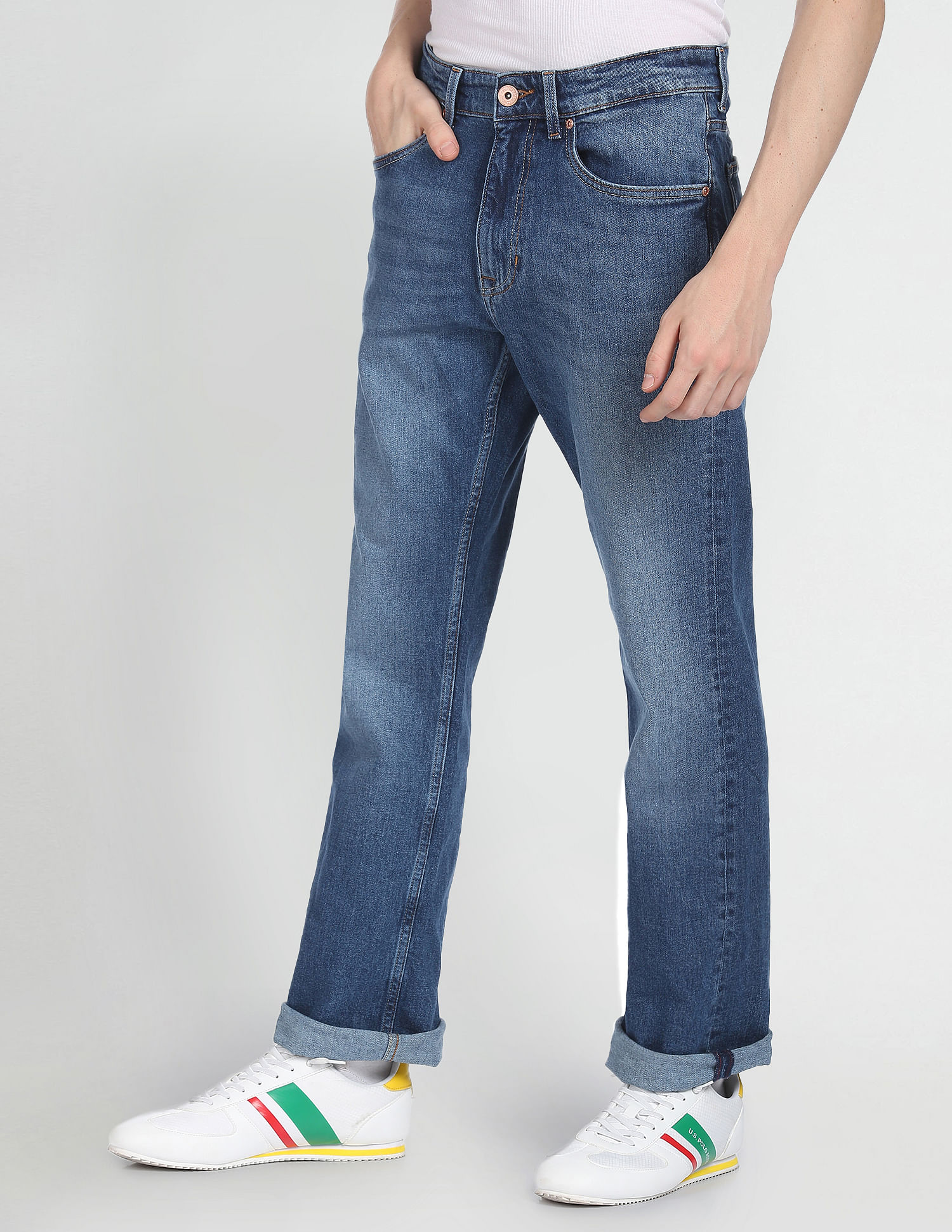 U.S. Polo Assn. Denim Co. Connor Bootcut Fit Blue Jeans