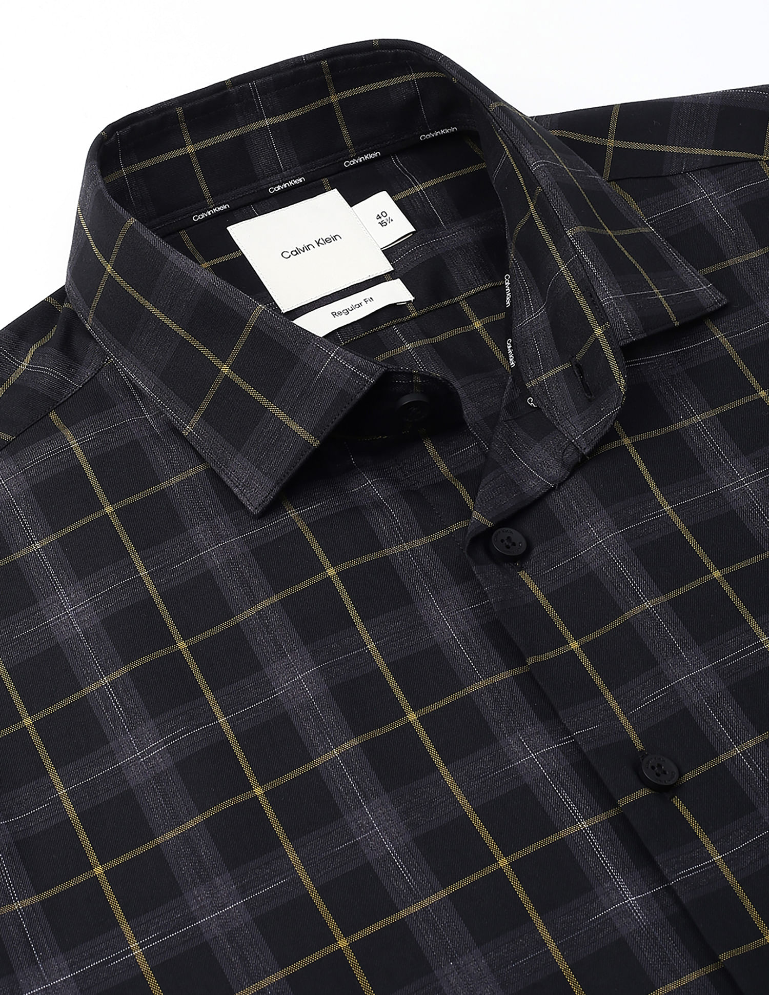 Calvin Klein Jeans Space Dyed Check Shirt
