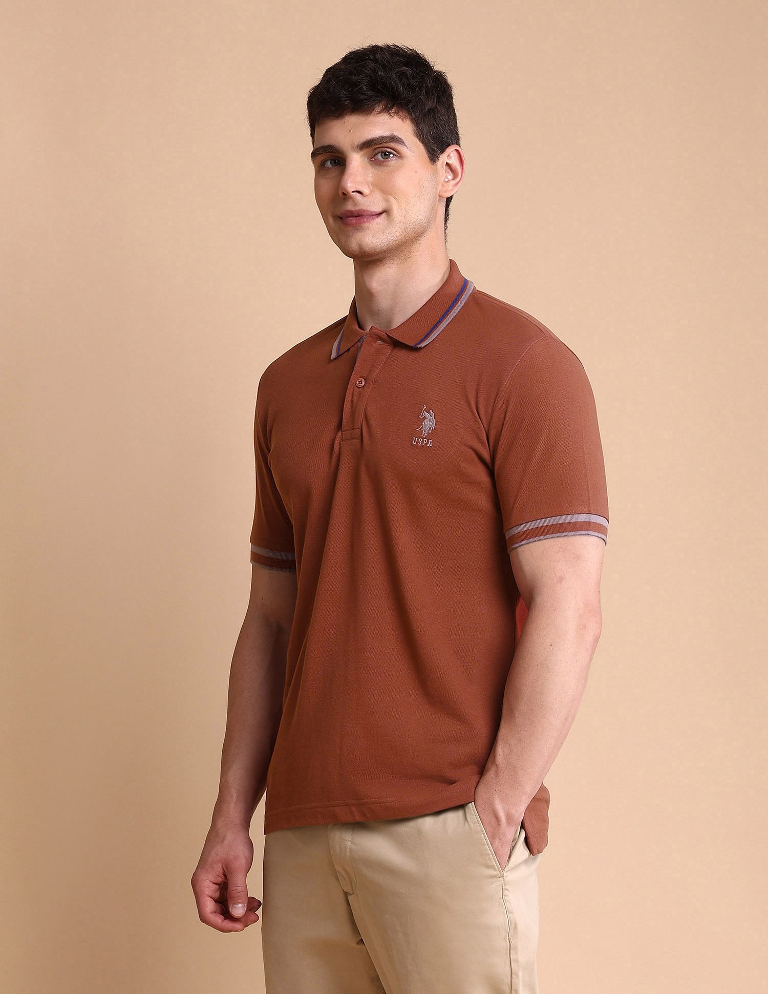 U.S. Polo Assn. Pure Cotton Slim Fit Polo Shirt