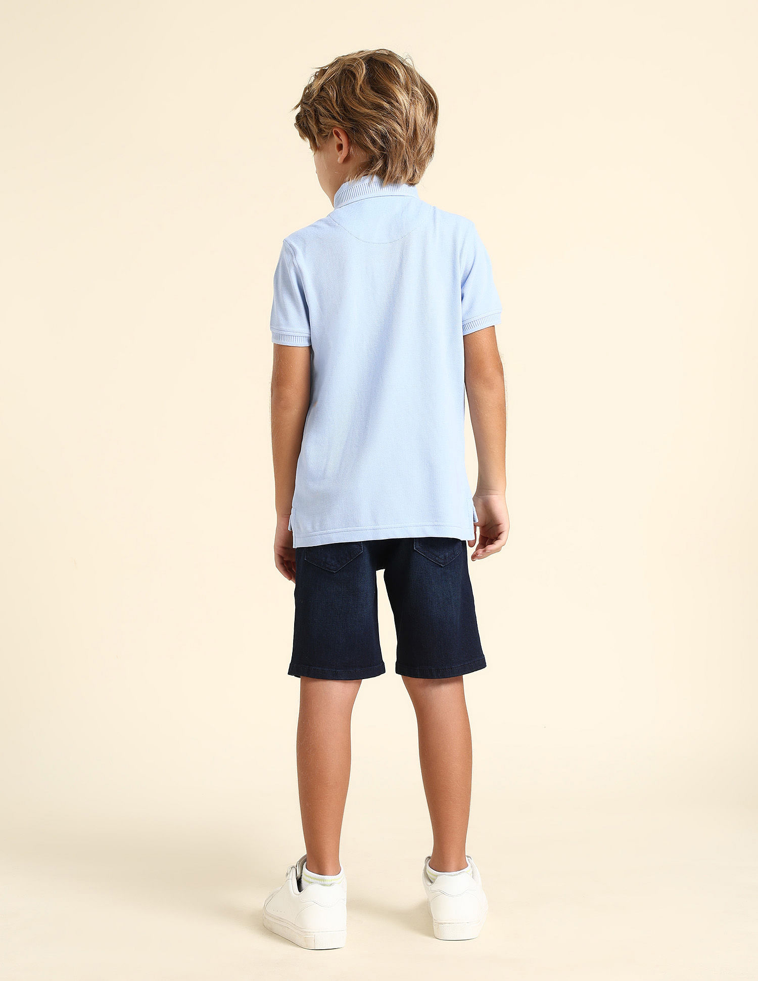 U.S. Polo Assn. Kids Boys Regular Fit Solid Polo Shirt