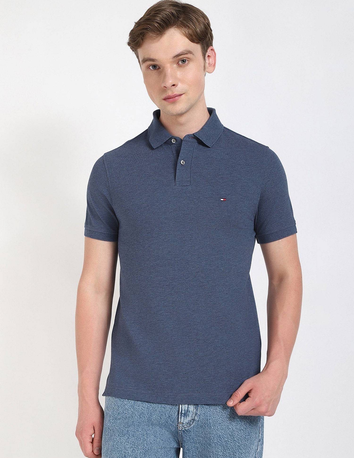Tommy Hilfiger Solid Regular-Fit Cotton T-Shirt