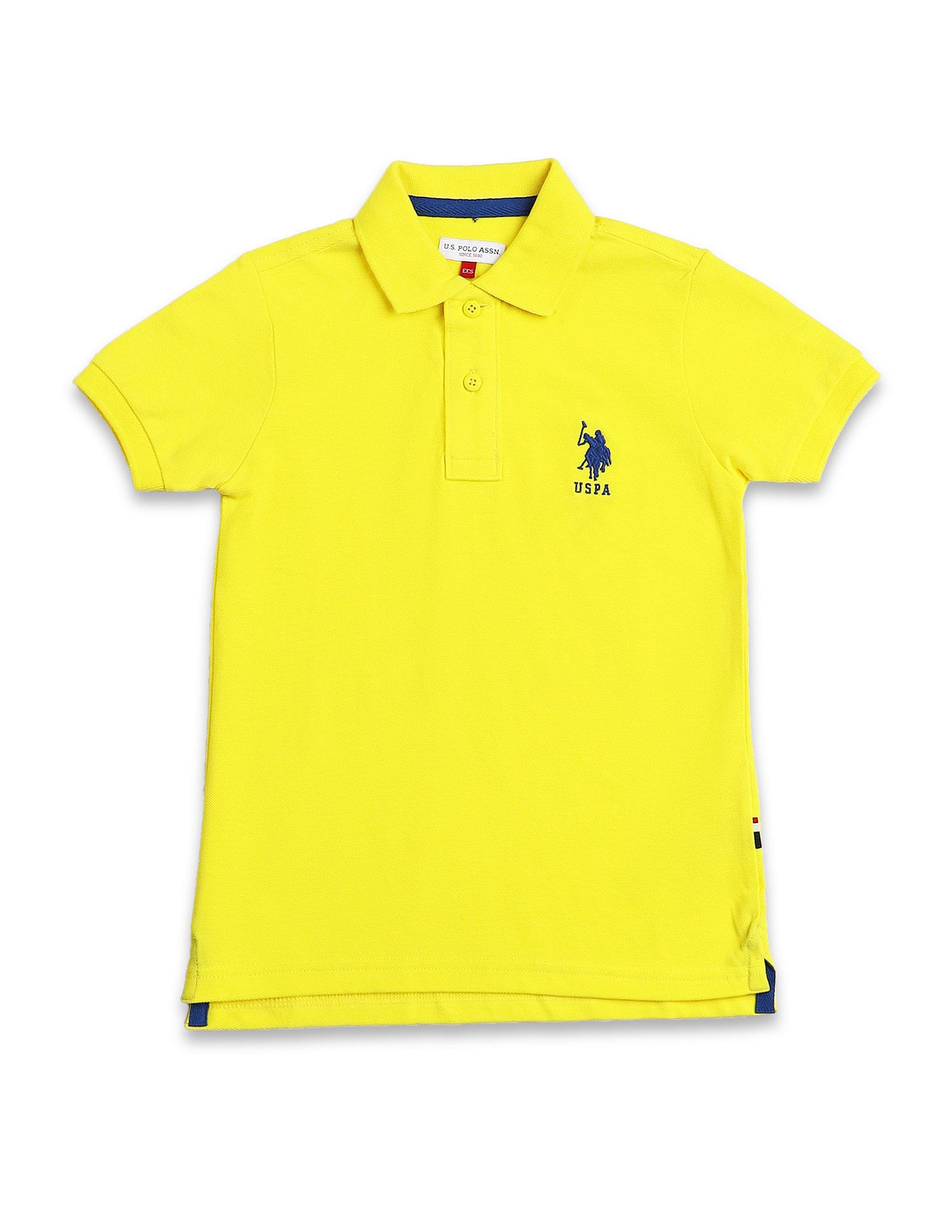 U.S. Polo Assn. Kids Cotton Pique Solid Polo Shirt