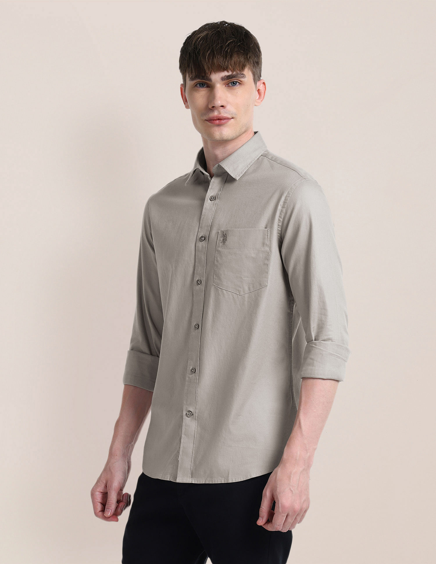 U.S. Polo Assn. Pure Cotton Slim Fit Shirt