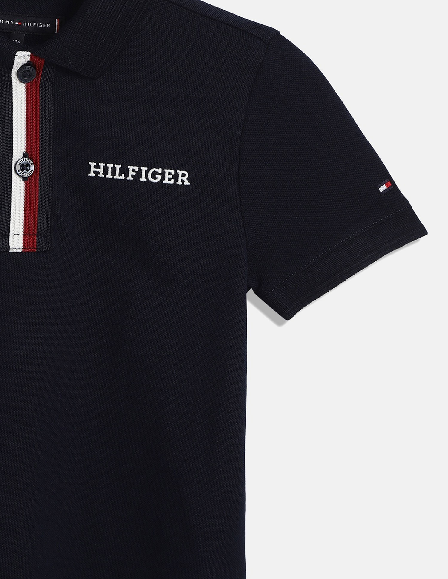 Tommy Hilfiger Kids Boys Solid Regular-Fit Cotton T-Shirts