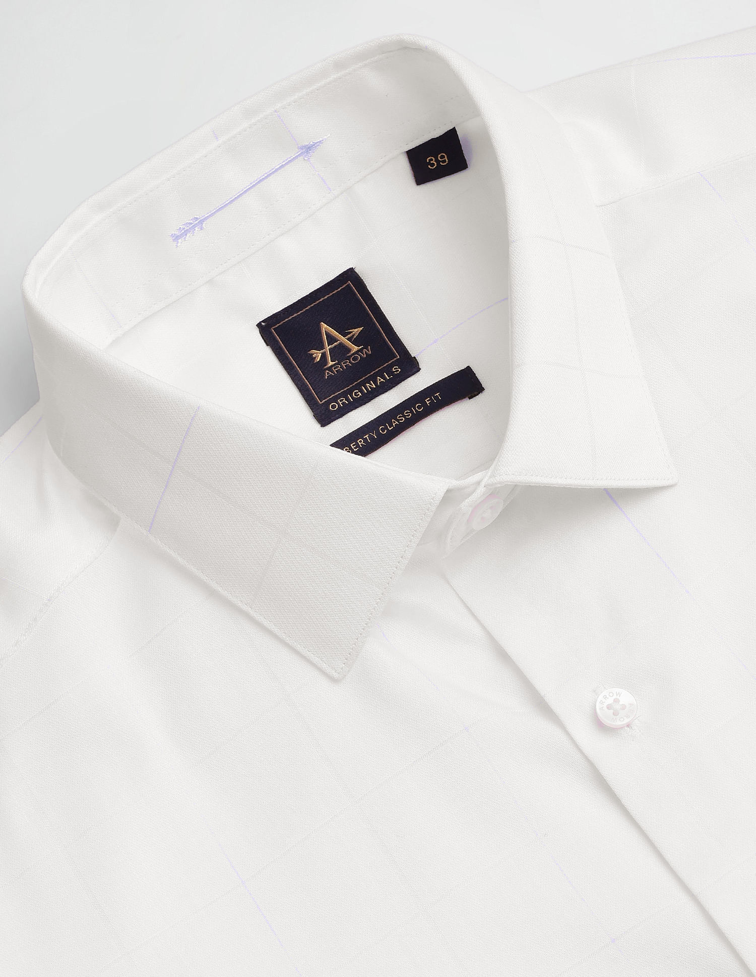 Arrow Grid Tattersall Check Cotton Shirt
