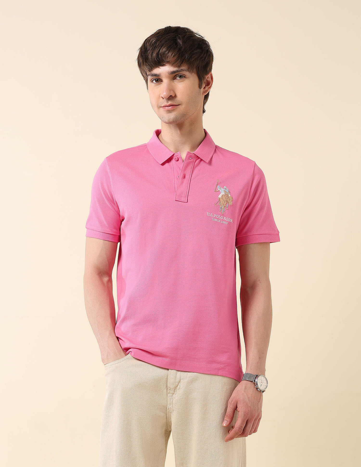 U.S. Polo Assn. Solid Summer Splash Polo Shirt