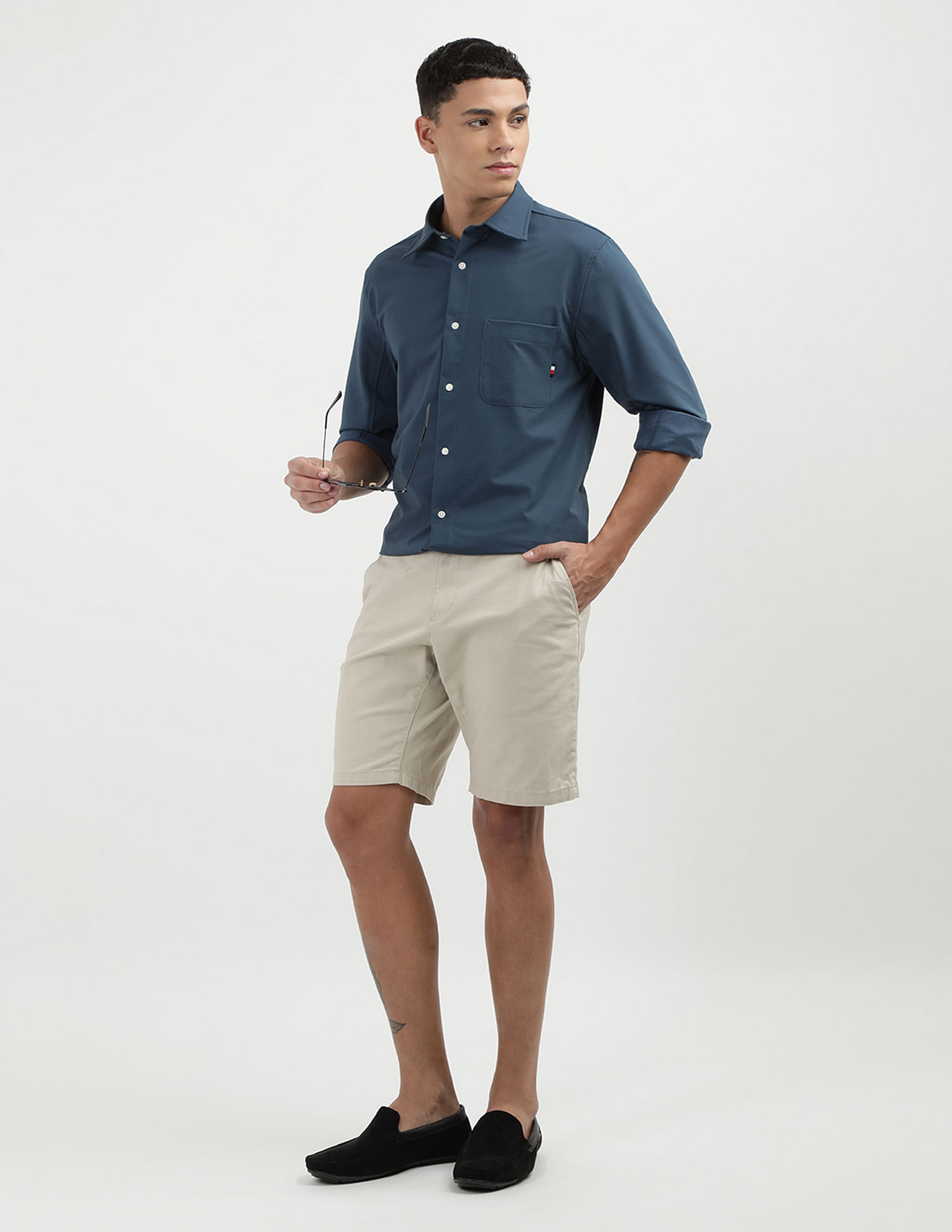 Tommy Hilfiger Solid Tech Poplin Shirt