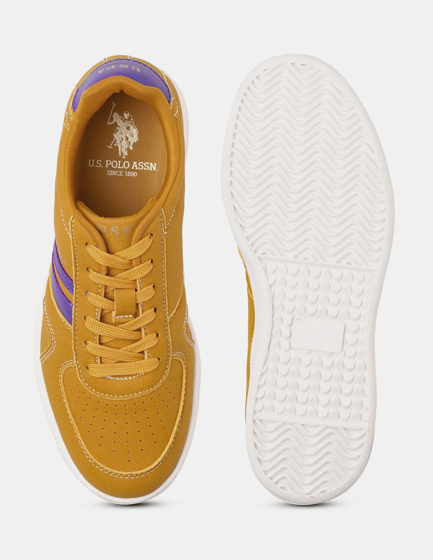 U.S. Polo Assn. Women Edda Striped Sneakers