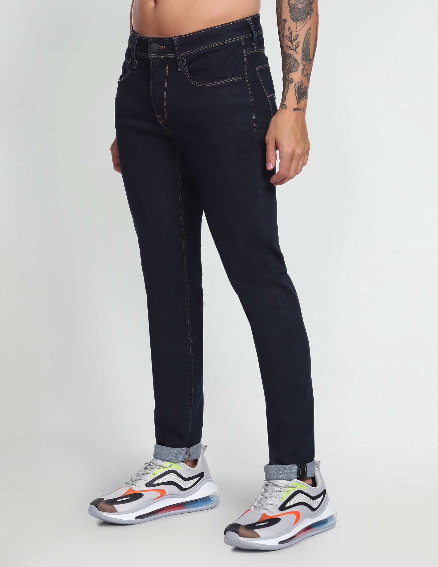 Flying Machine Low Rise Jackson Super Skinny Fit Luxe Jeans