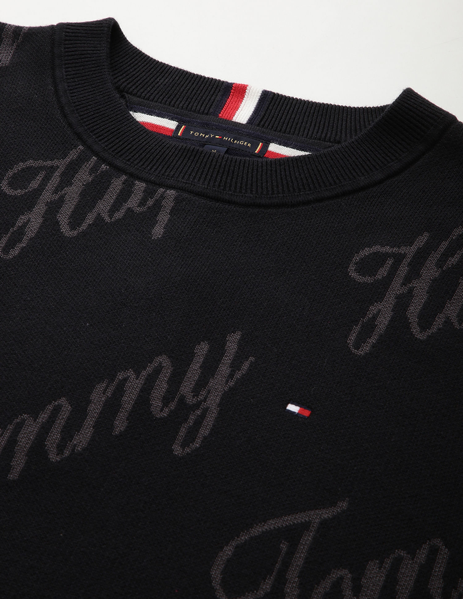 Tommy Hilfiger Crew Neck Typographic Sweater
