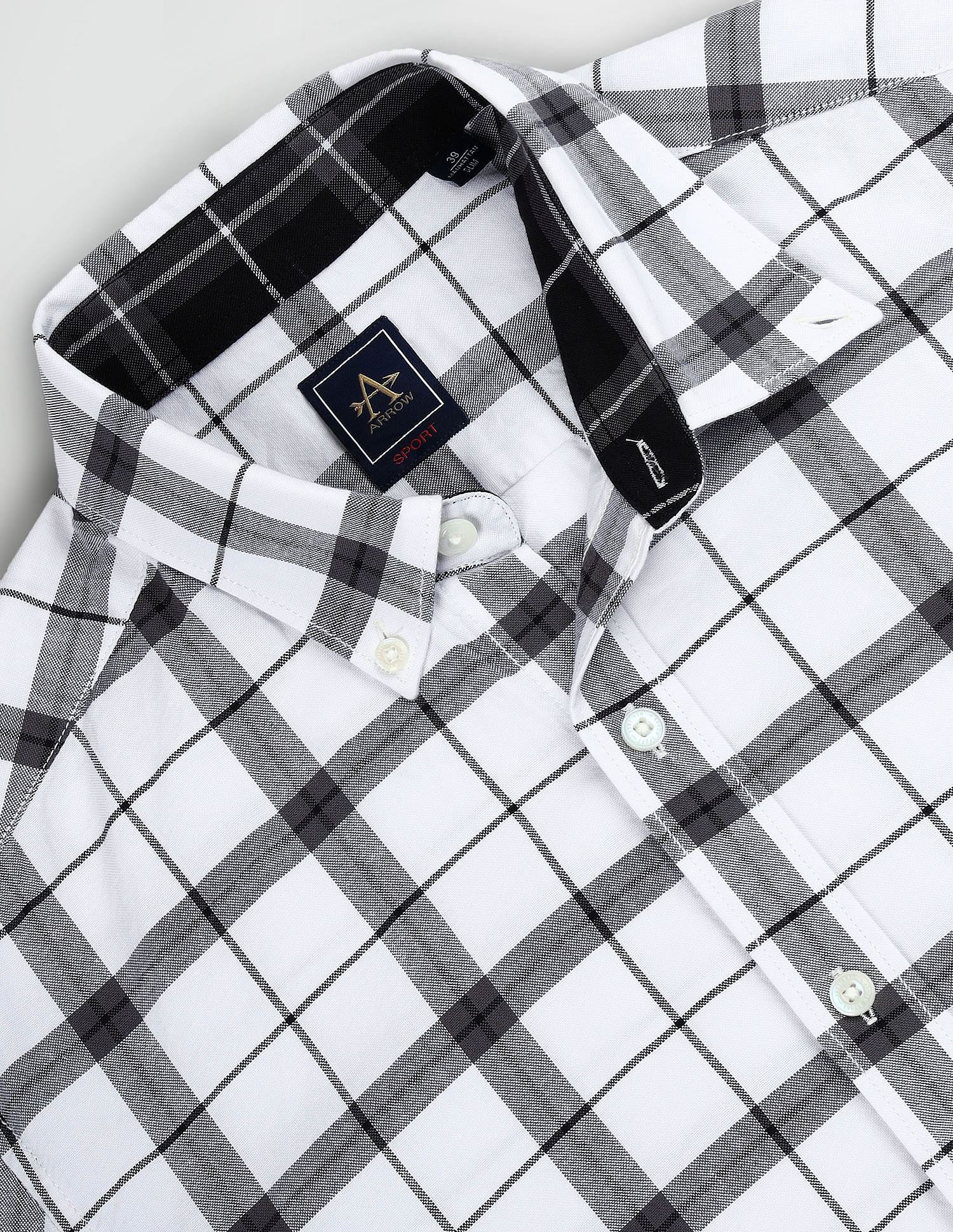 Arrow Sport Tartan Check Cotton Shirt