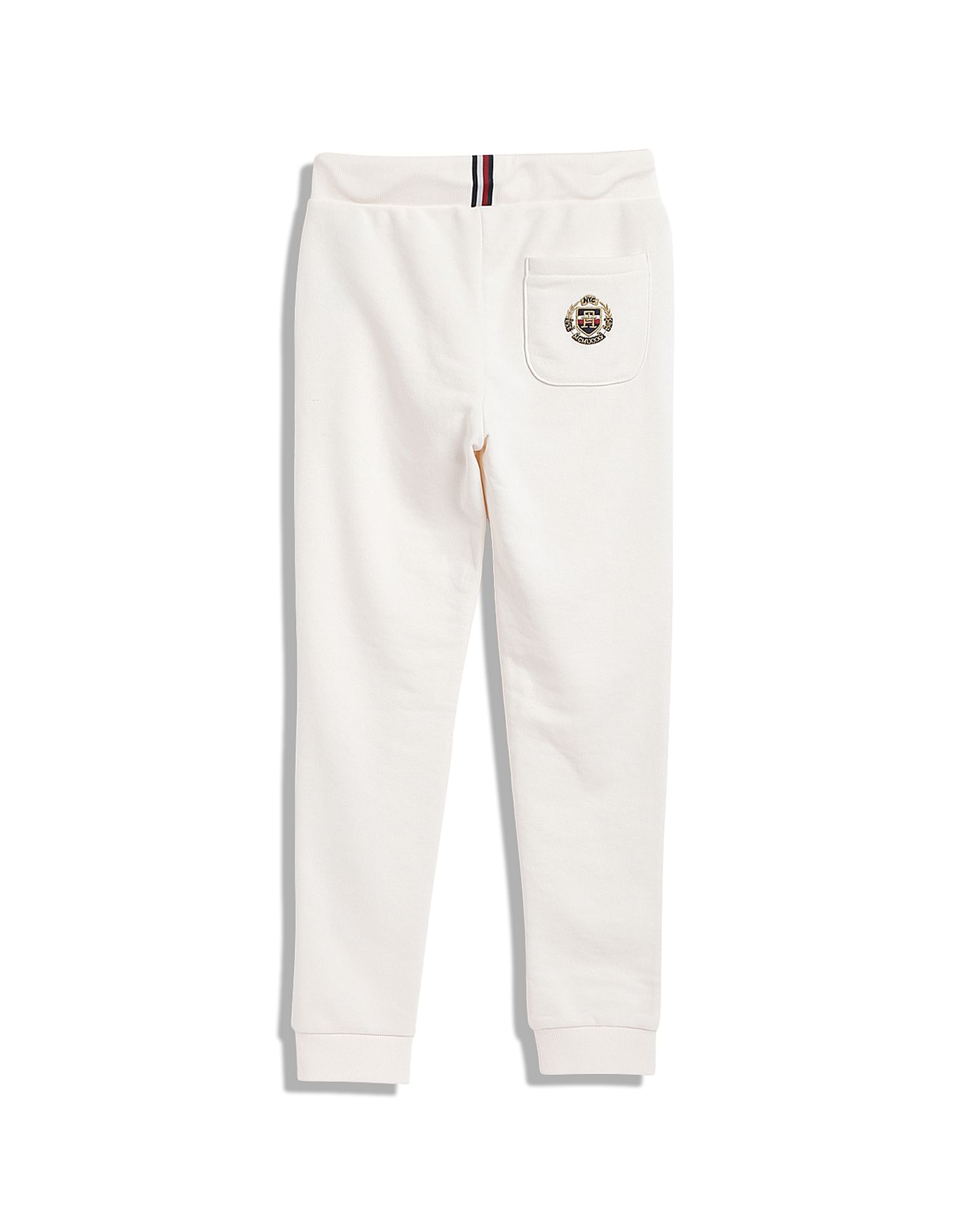 Tommy Hilfiger Kids Boys Embroidered Crest Sweatpants