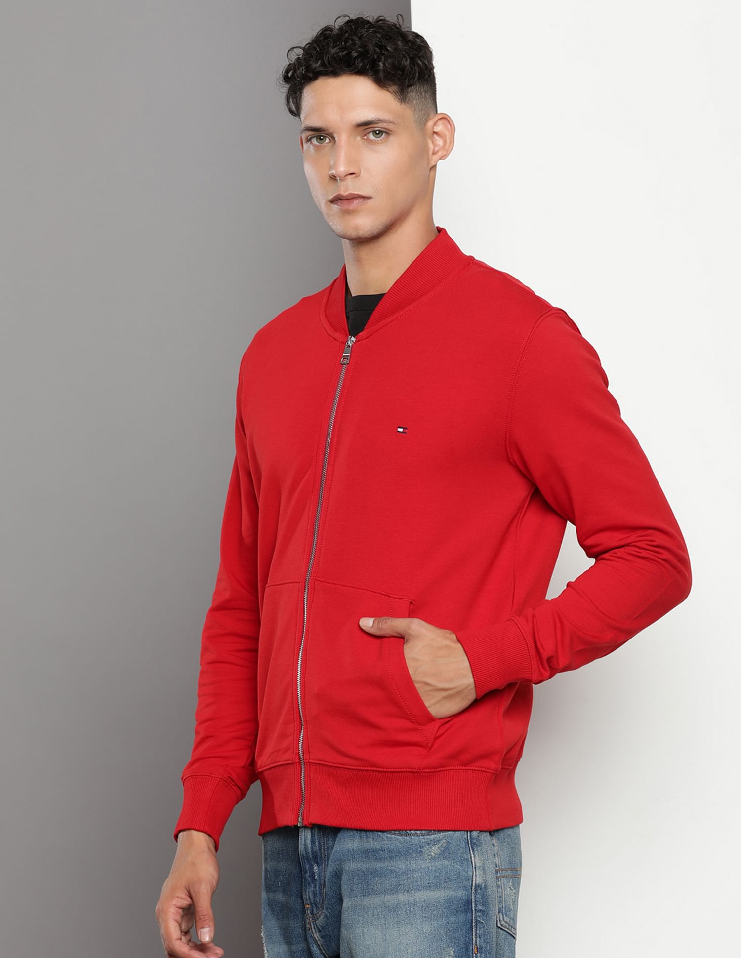Tommy Hilfiger 1985 Baseball Zip Through Sweatshirt