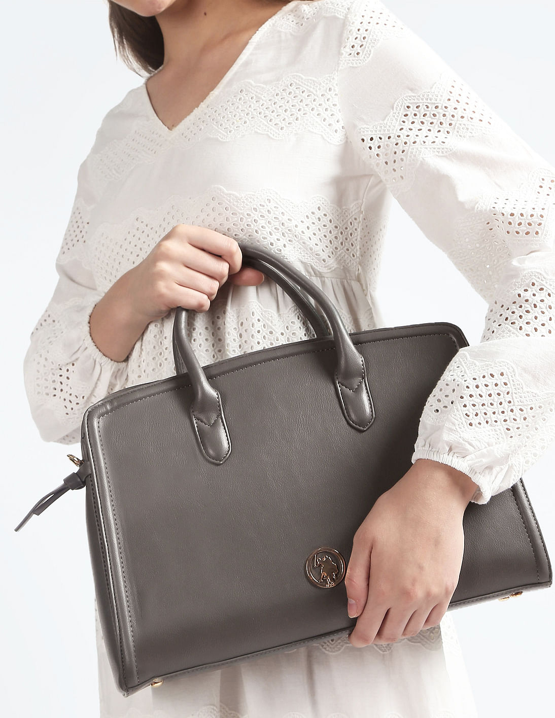 Structured laptop online tote