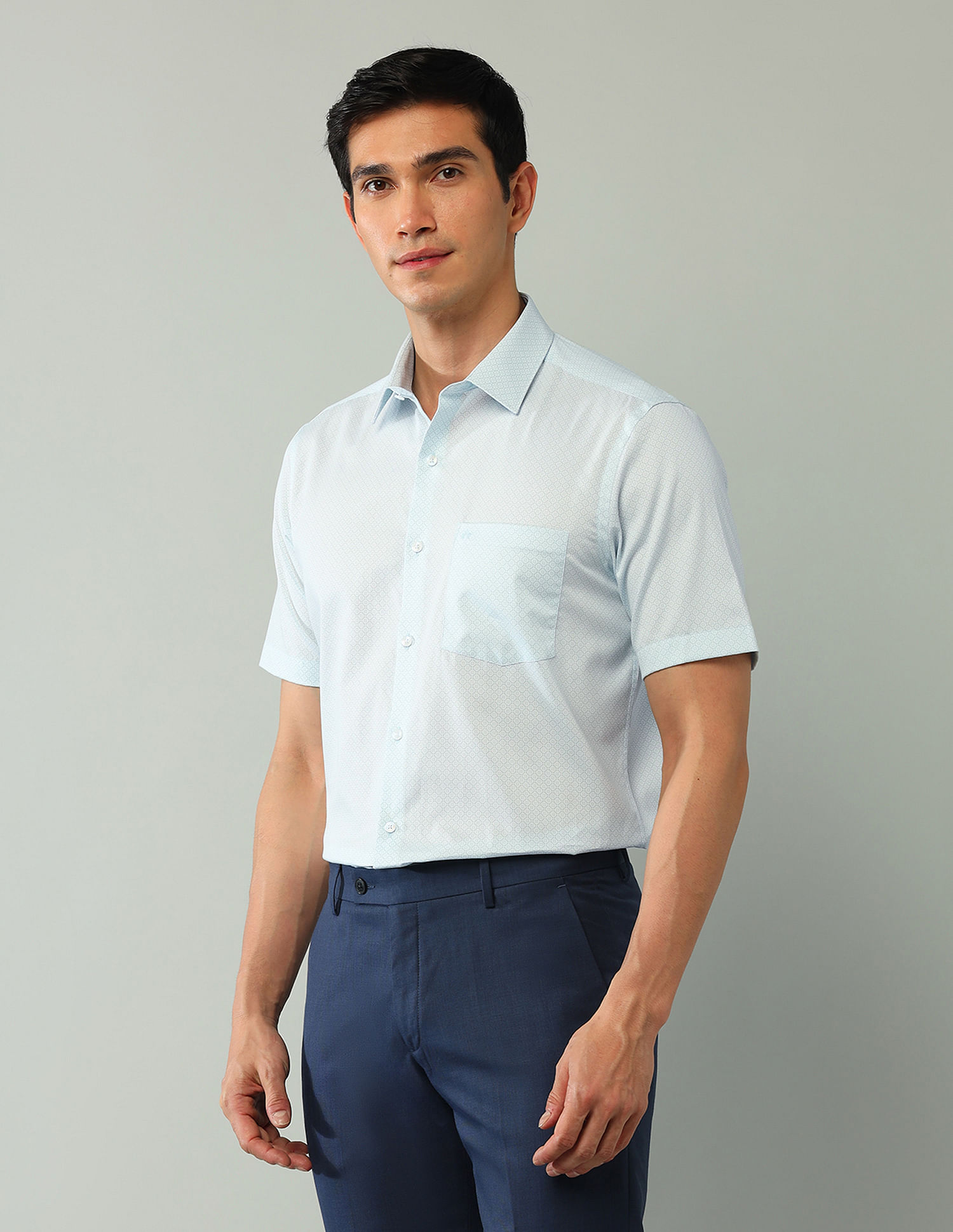 Arrow Regular Fit Twill Printed Shirt