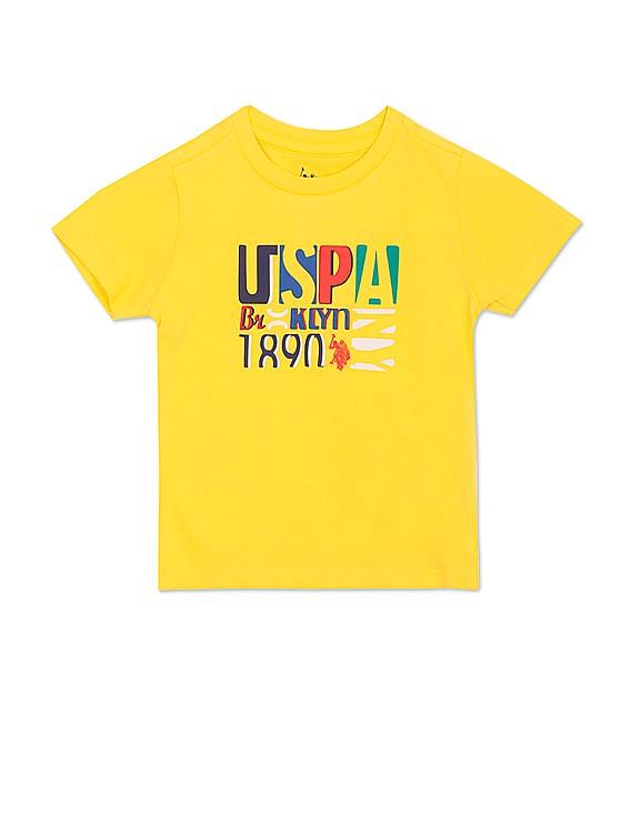U.S. Polo Assn. Kids Cotton Graphic Print T-Shirt