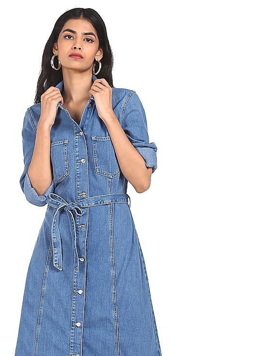 Tommy hilfiger hot sale denim dress