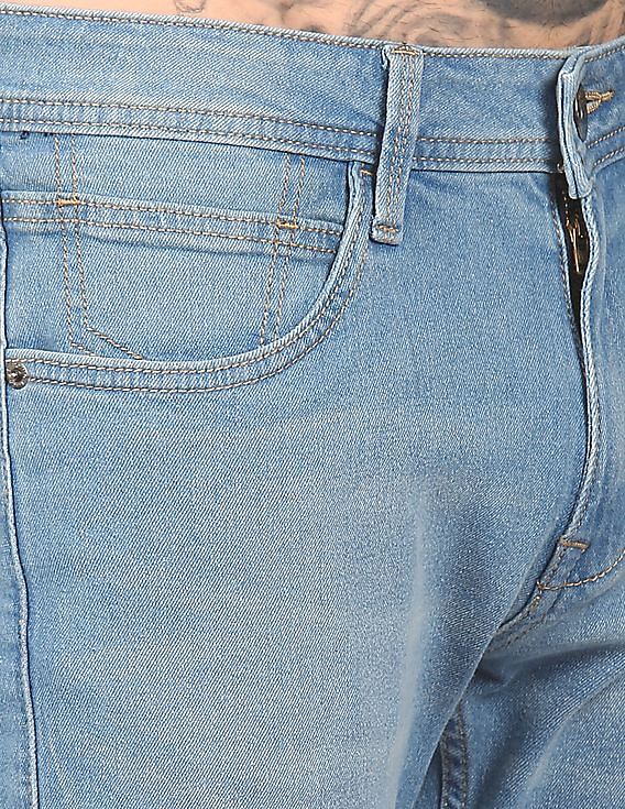 Flying Machine Michael Slim Tapered Fit Mid Rise Jeans
