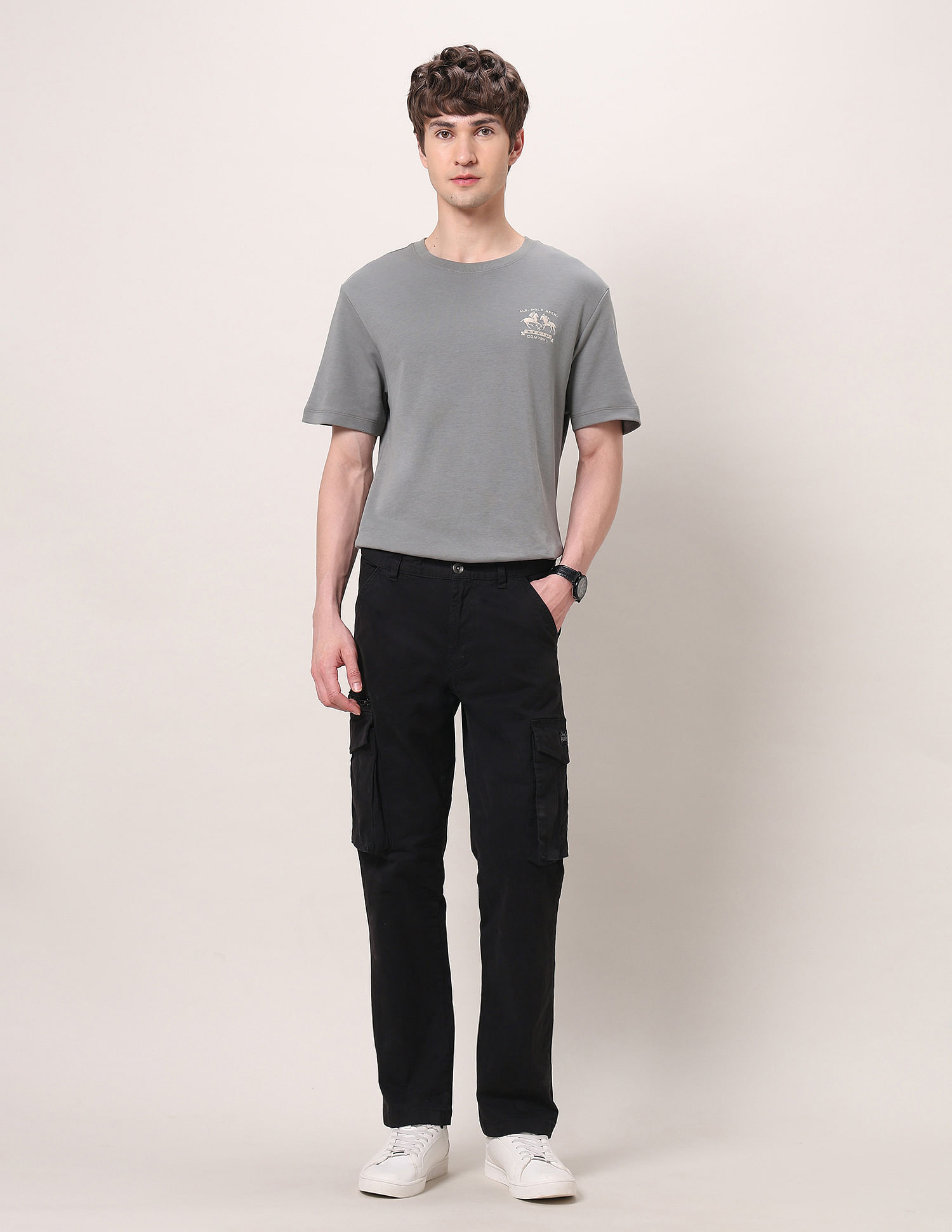 U.S. Polo Assn. Denim Co. Straight Fit Cargo Trousers