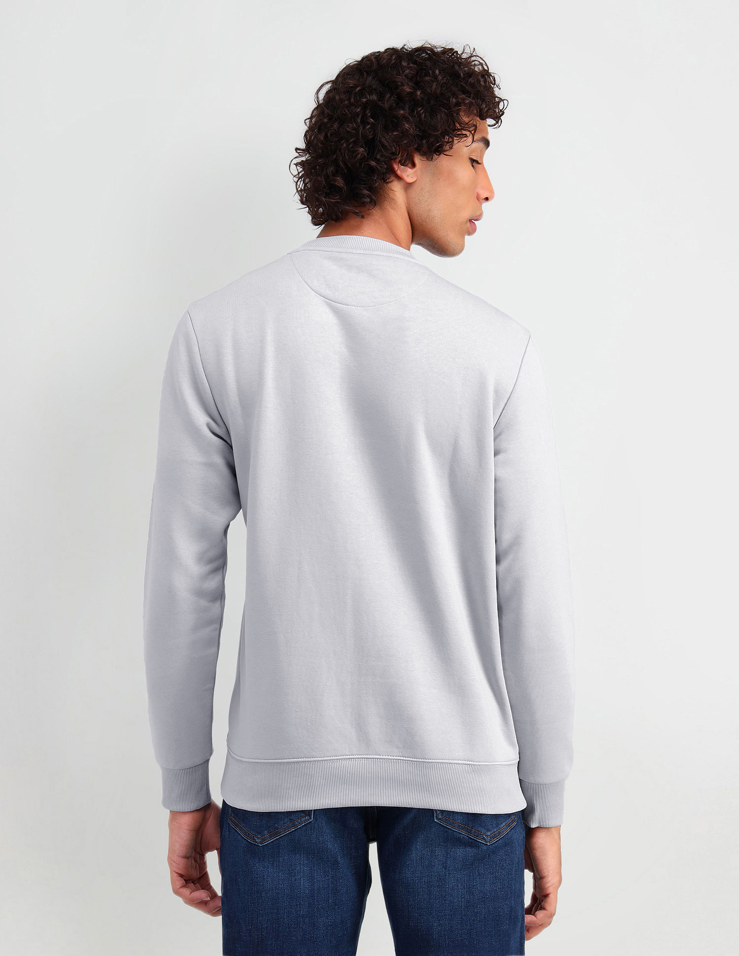U.S. Polo Assn. Denim Co. Crew Neck Brand Printed Sweatshirt