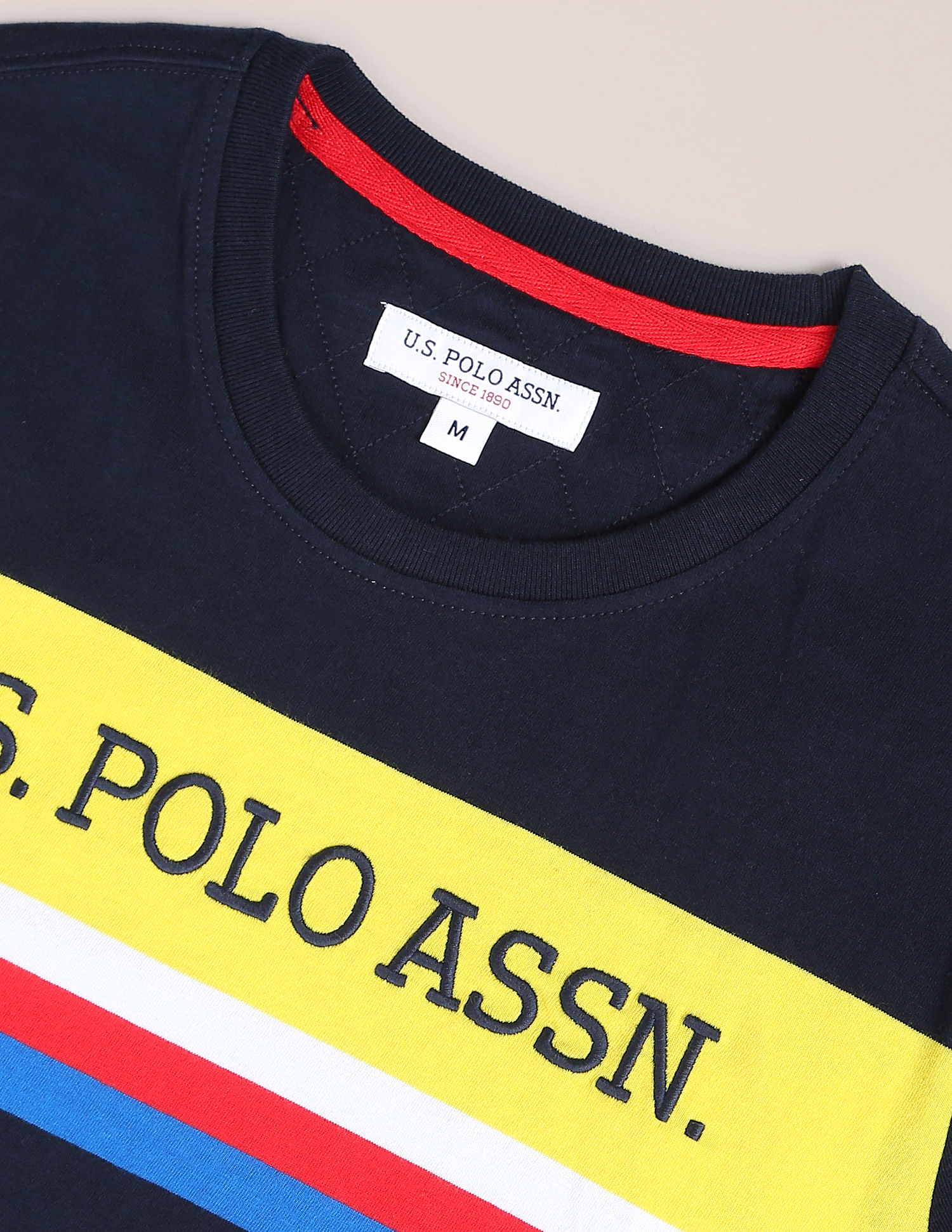 U.S. Polo Assn. Horizontal Stripe Cotton T-Shirt